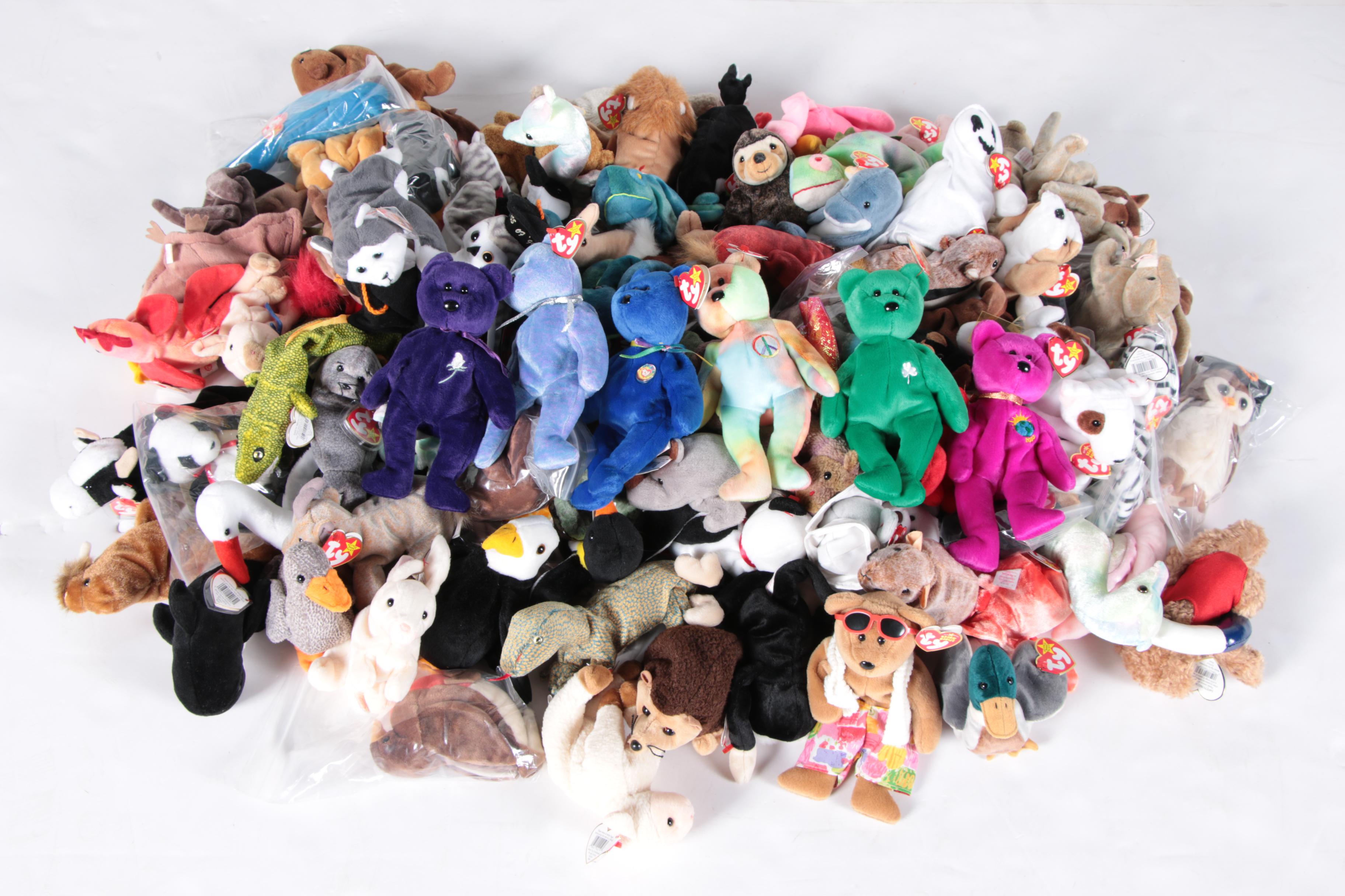 Collection of Ty Beanie Babies