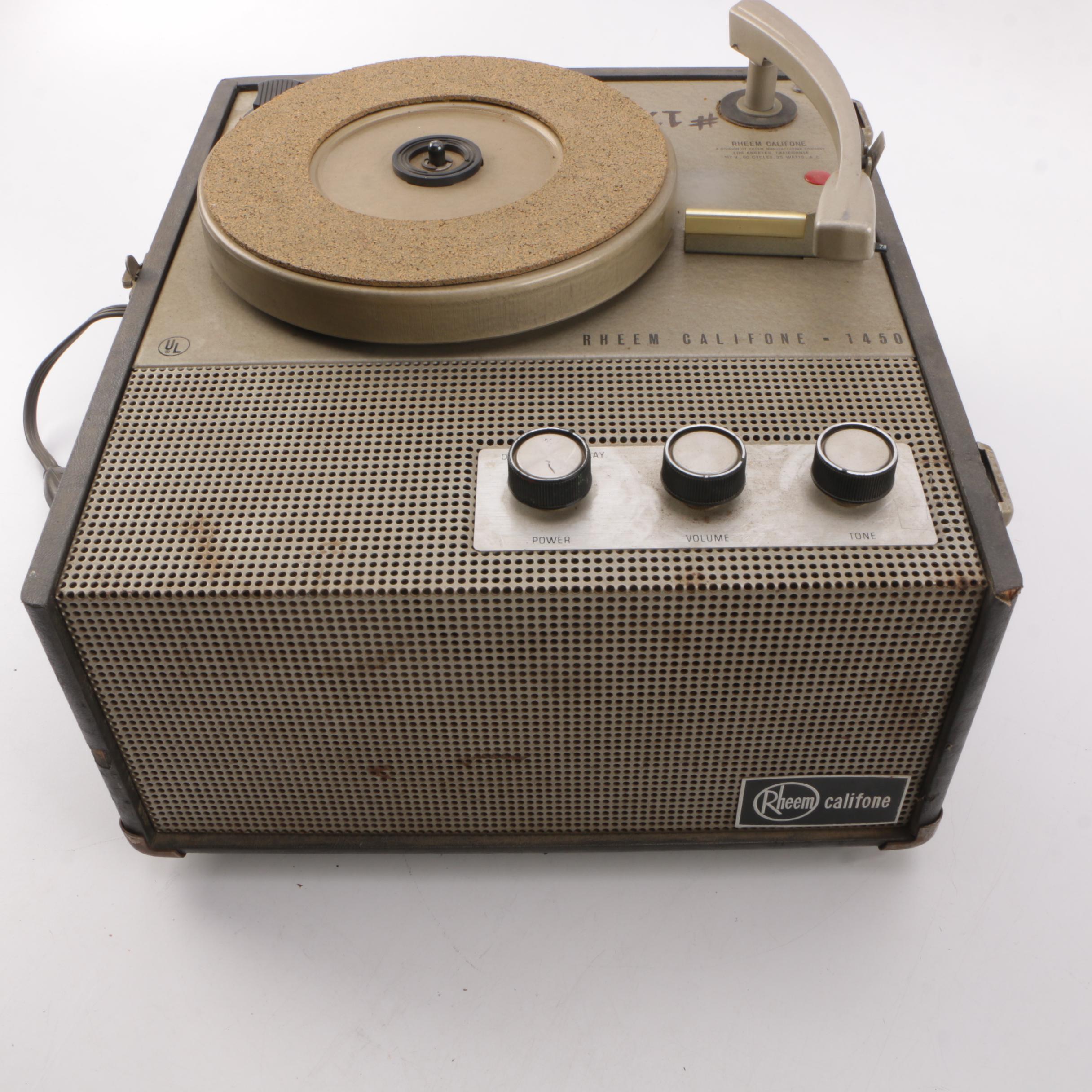 Rheem Califone Vintage Turntable