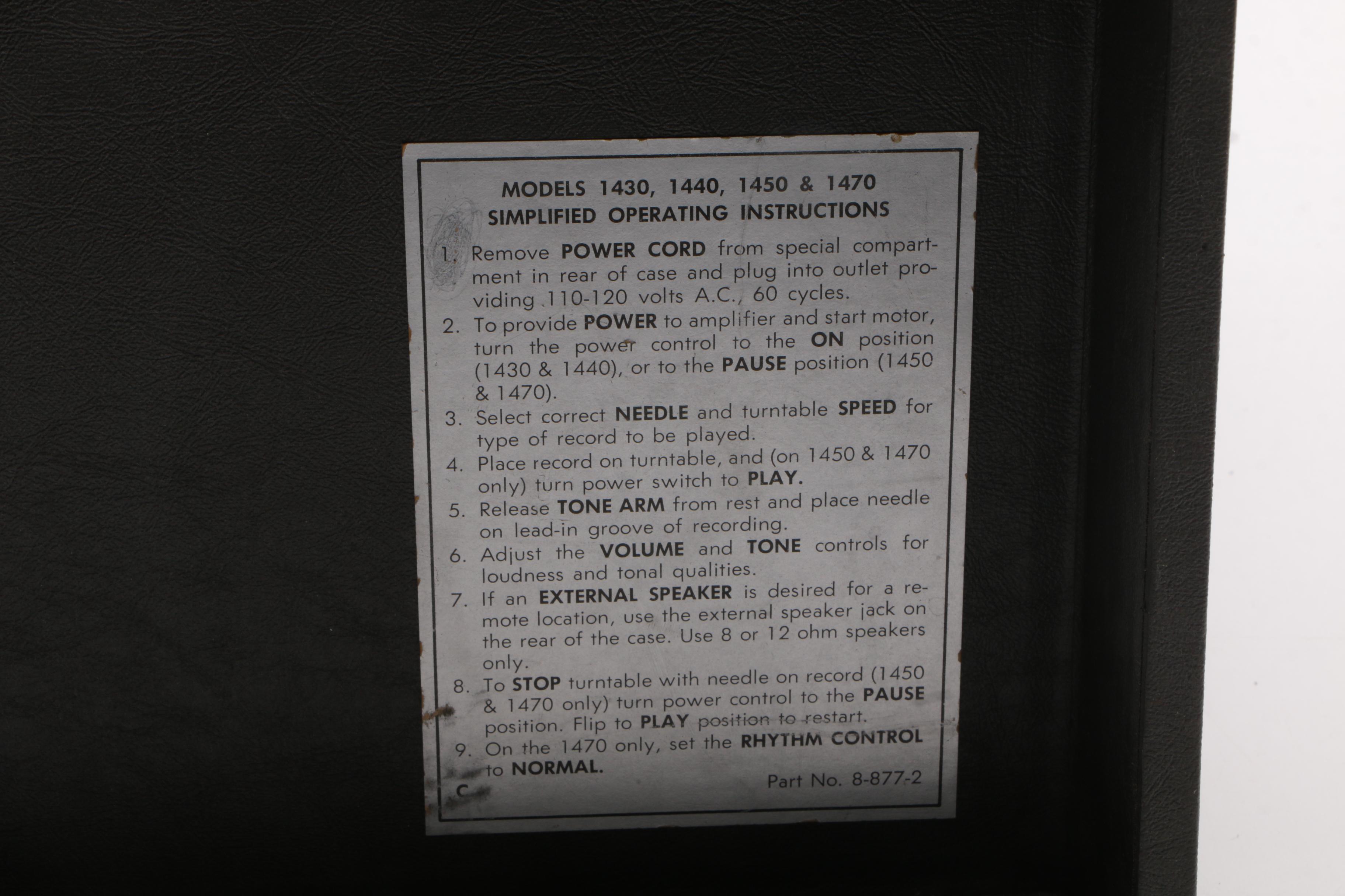 Rheem Califone Vintage Turntable