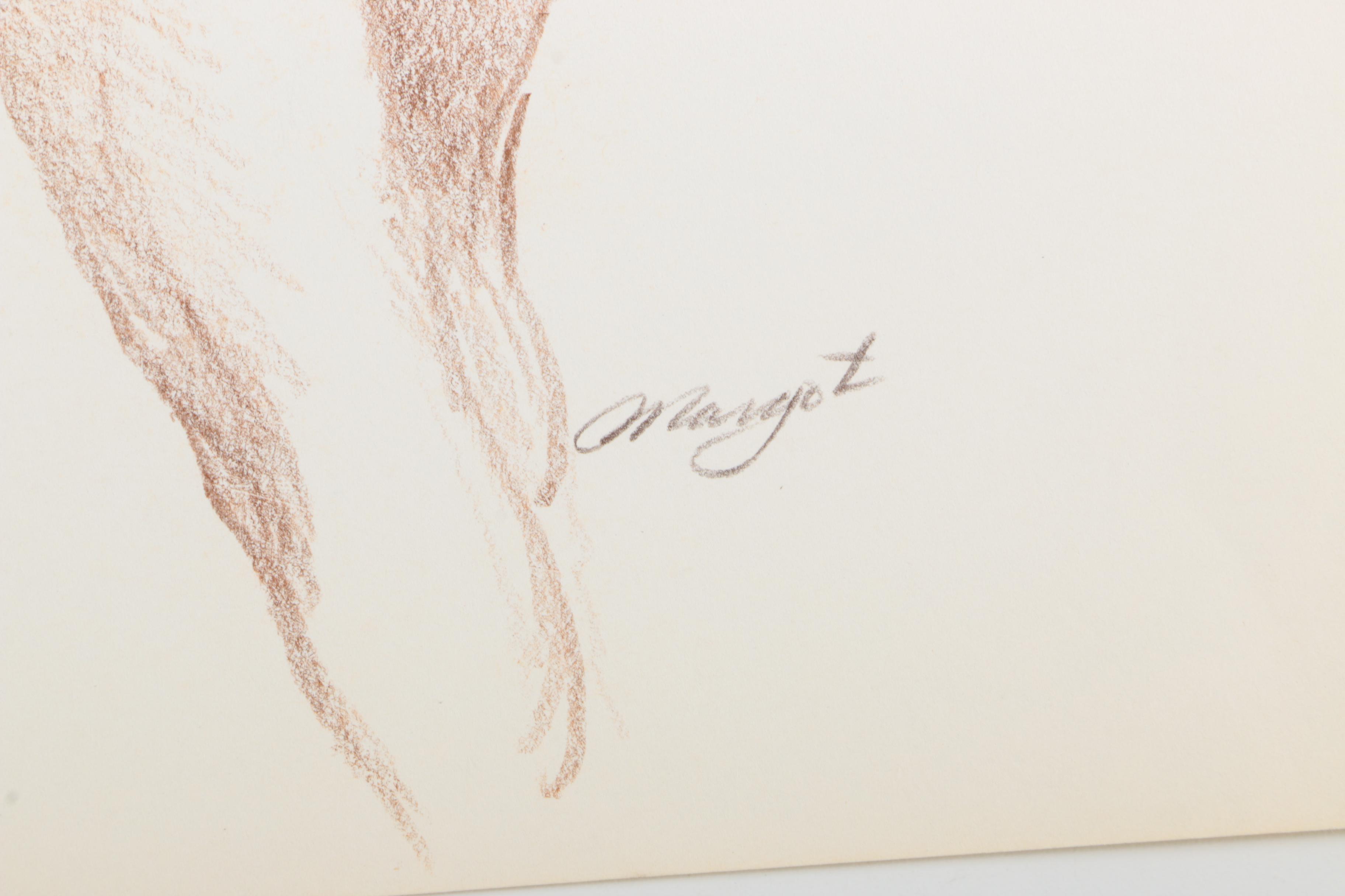 Margot Ilaszczat Nude Figure Drawings