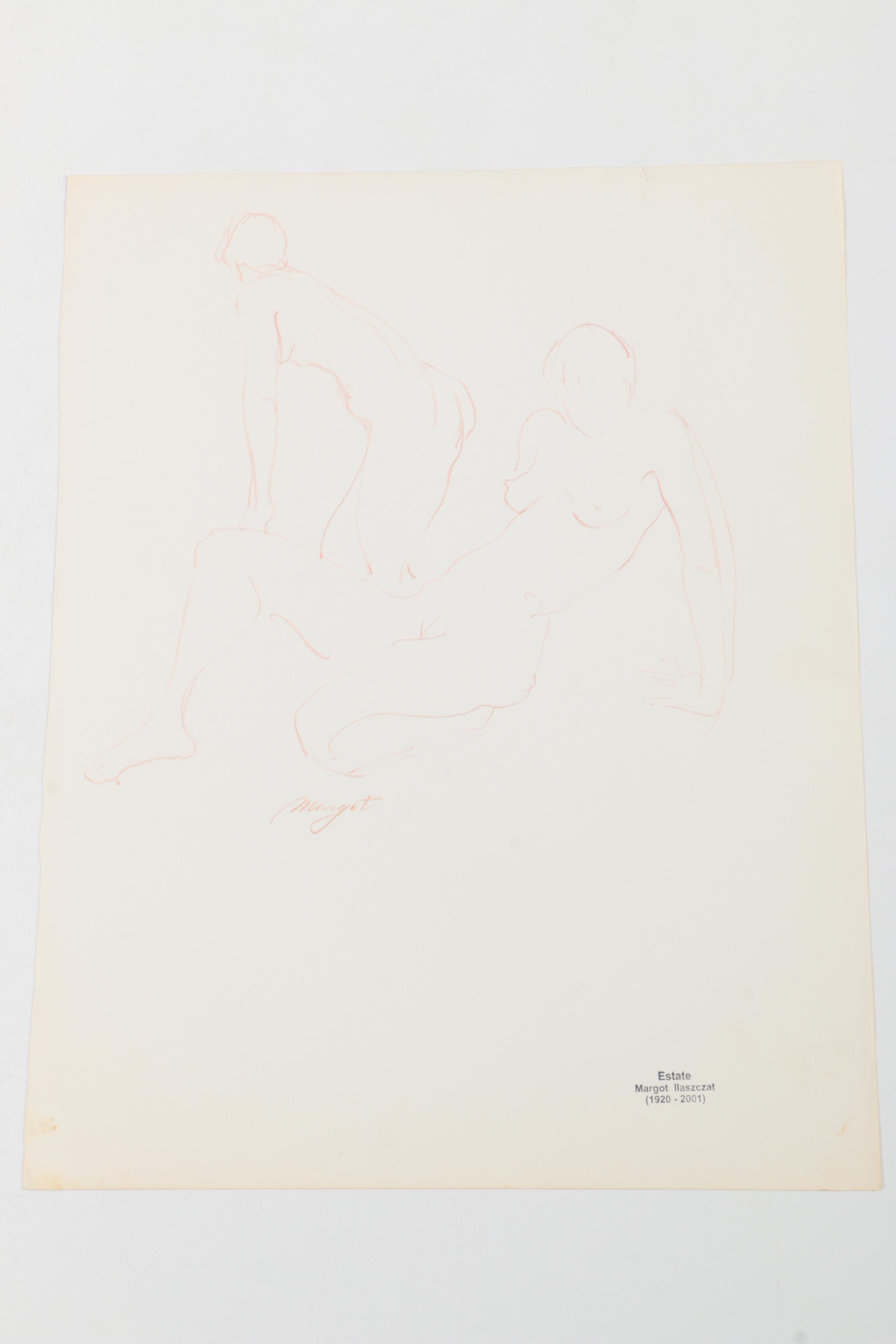 Margot Ilaszczat Nude Figure Drawings