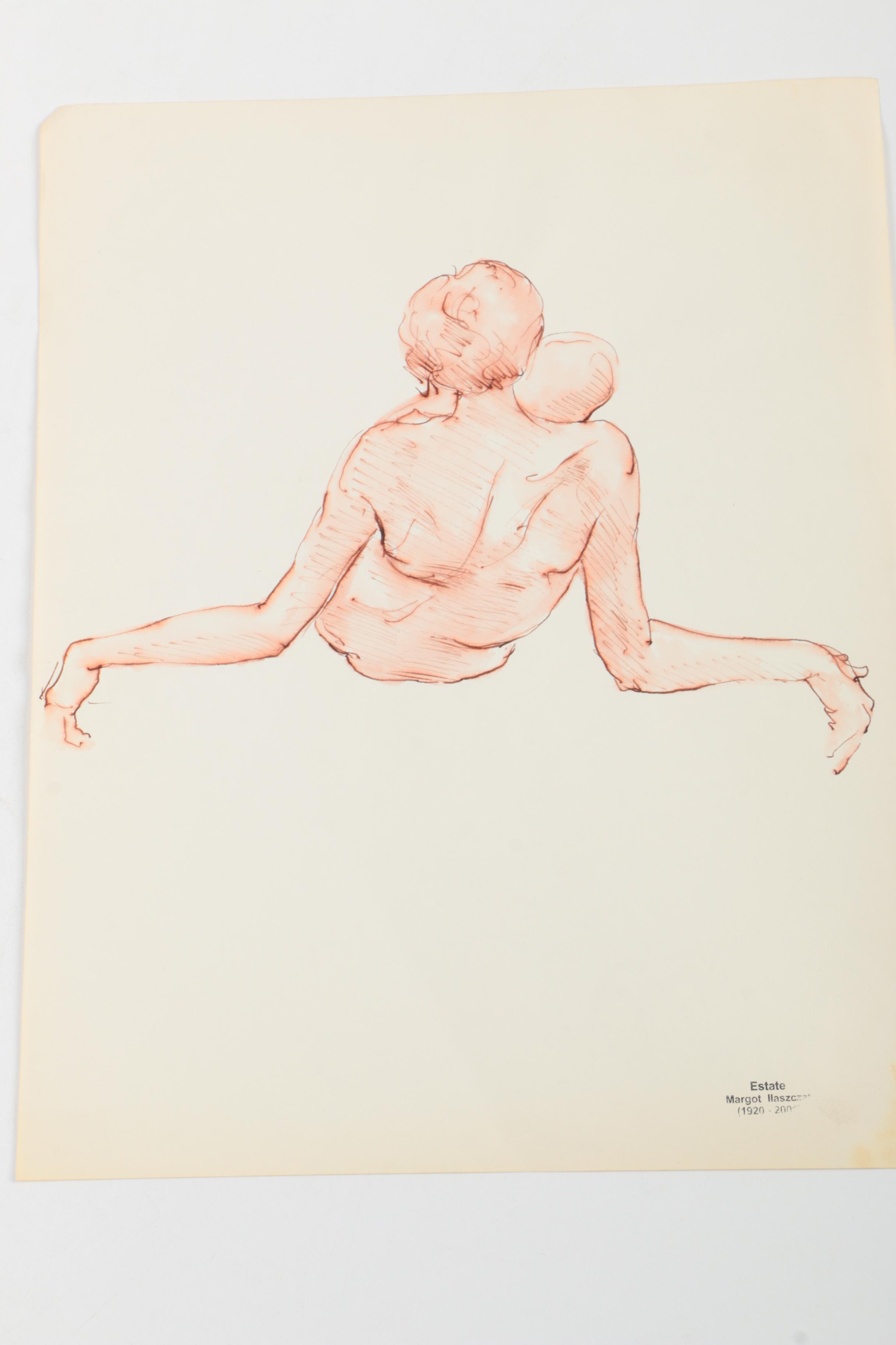 Margot Ilaszczat Nude Figure Drawings