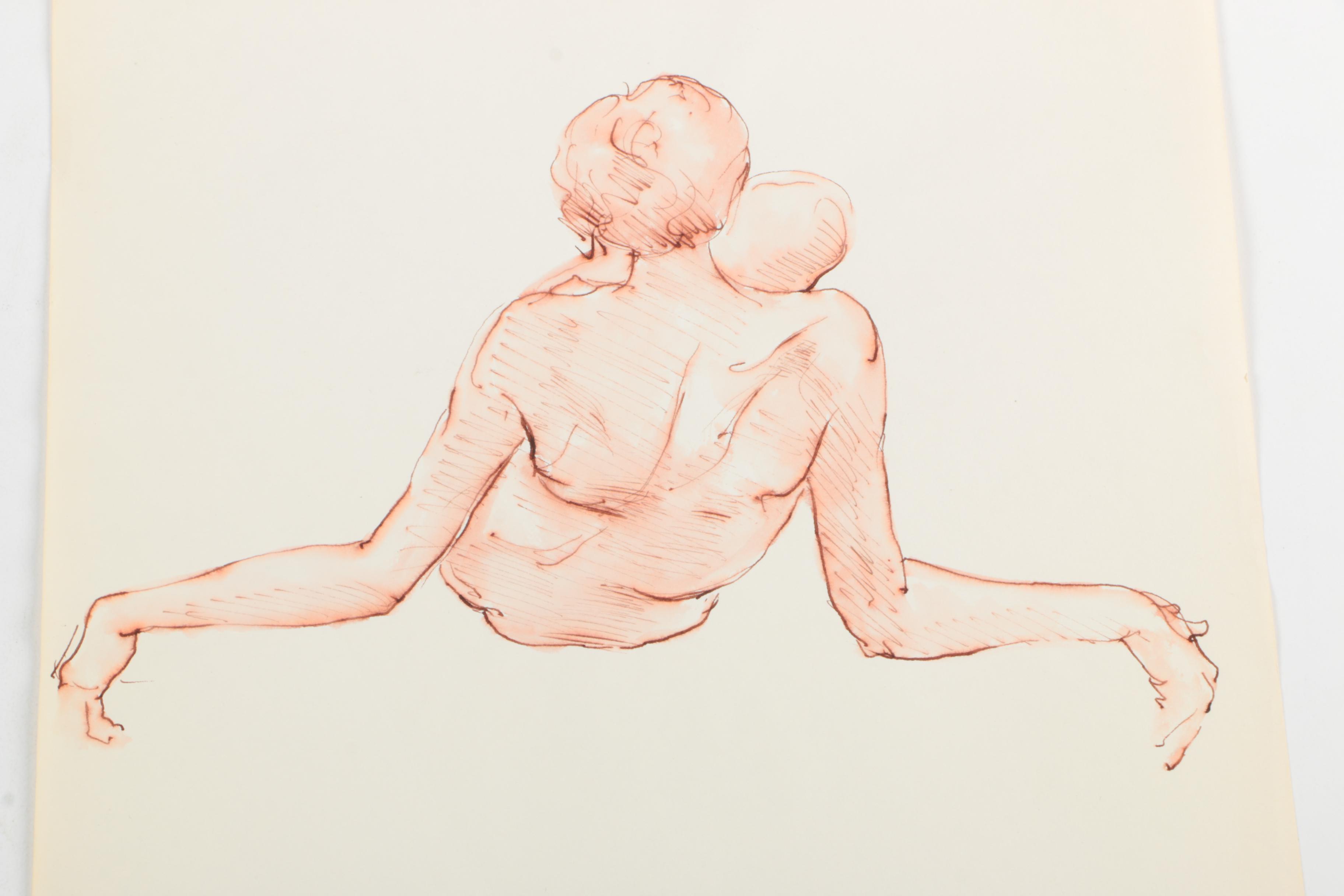 Margot Ilaszczat Nude Figure Drawings