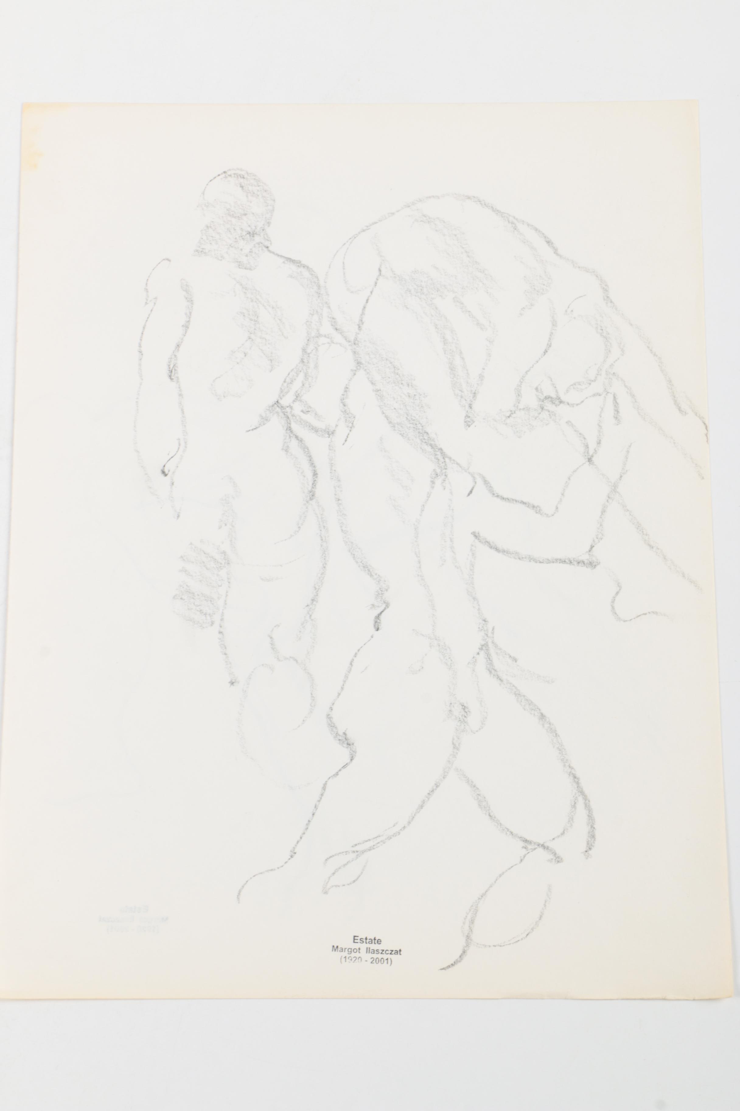 Margot Ilaszczat Nude Figure Drawings