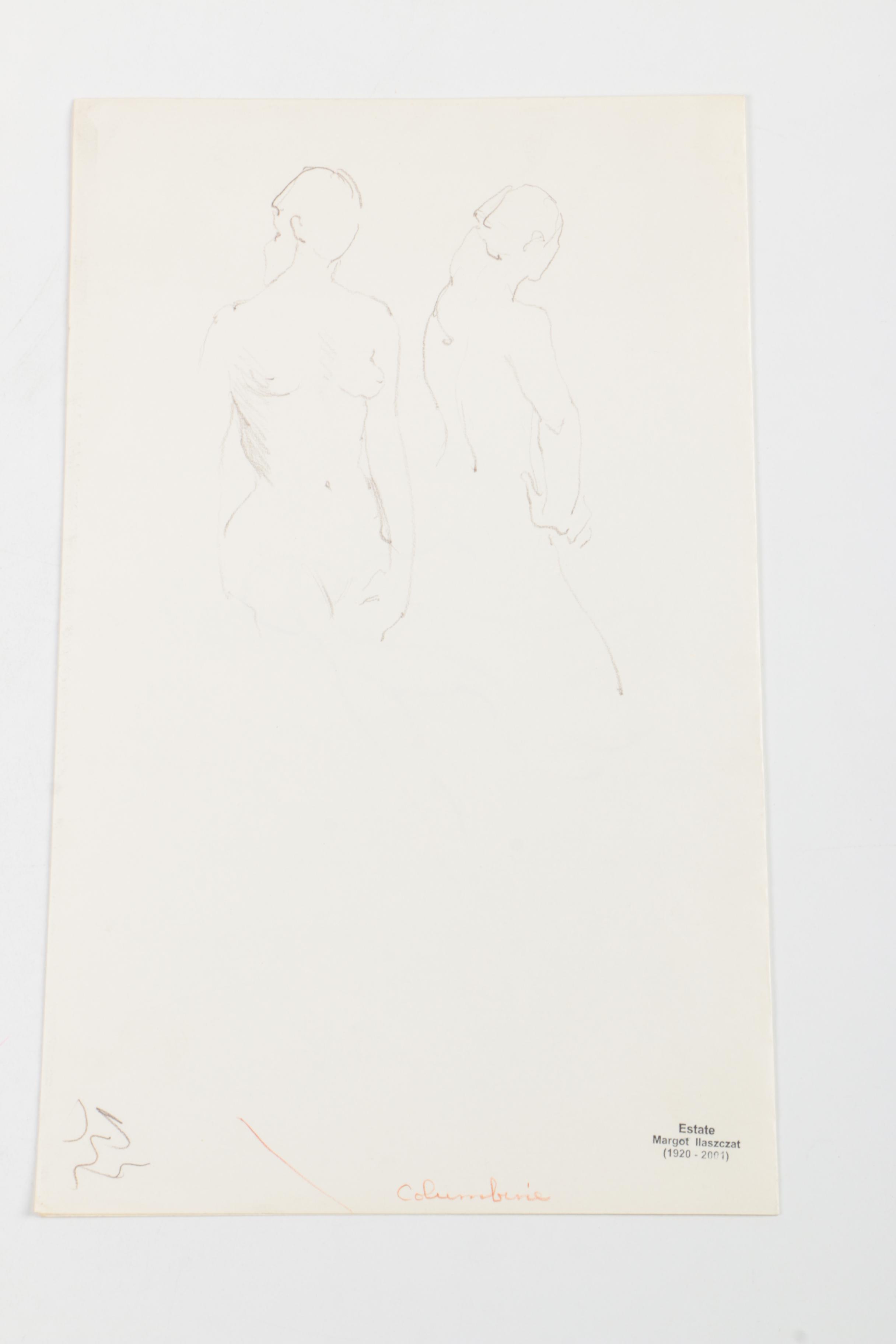Margot Ilaszczat Nude Figure Drawings