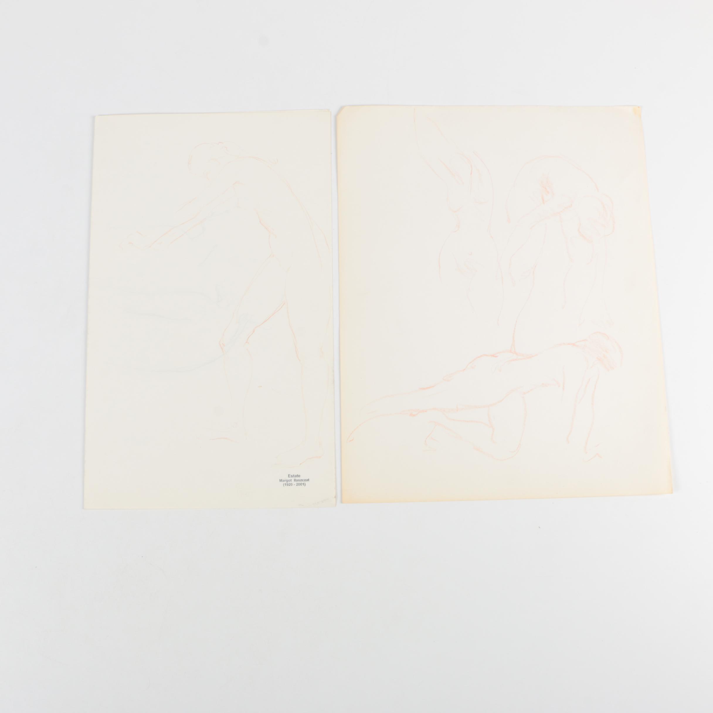 Margot Ilaszczat Nude Figure Drawings