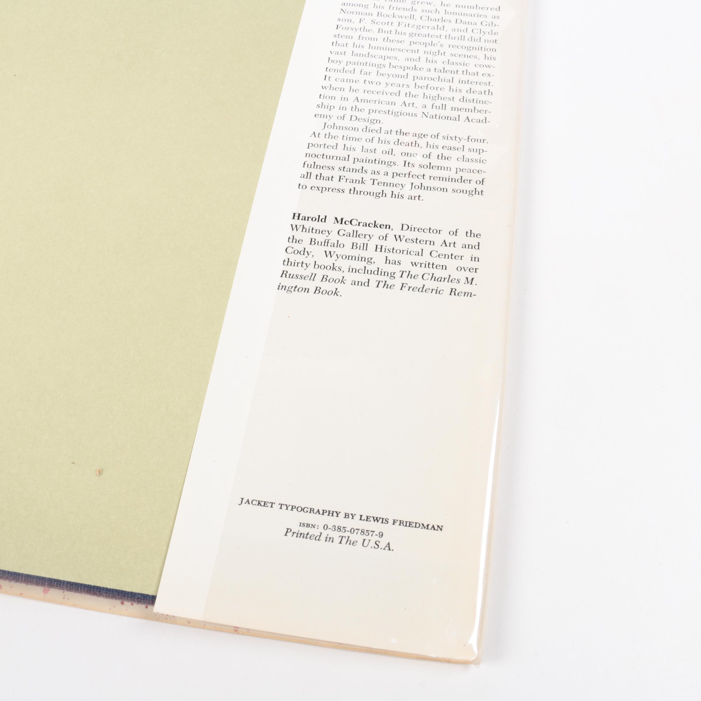 1974 "The Frank Tenney Johnson Book" by Harold McCracken