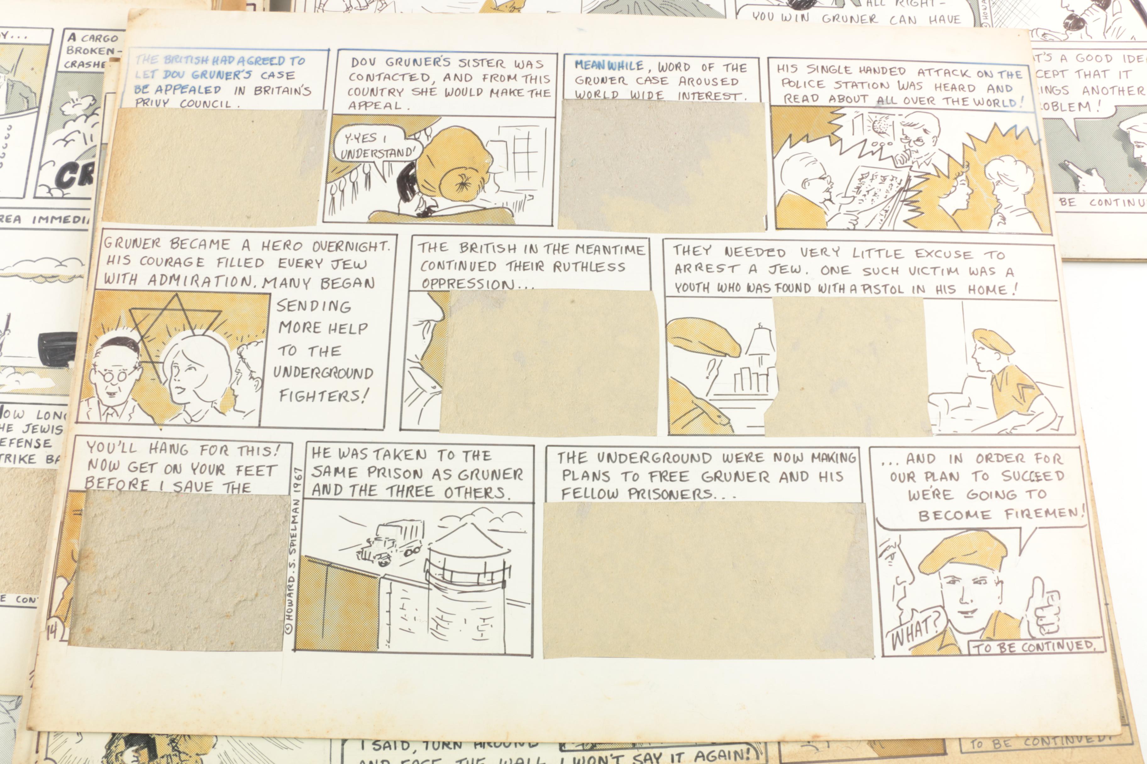 Collection of Howard Spielman Comic Strips