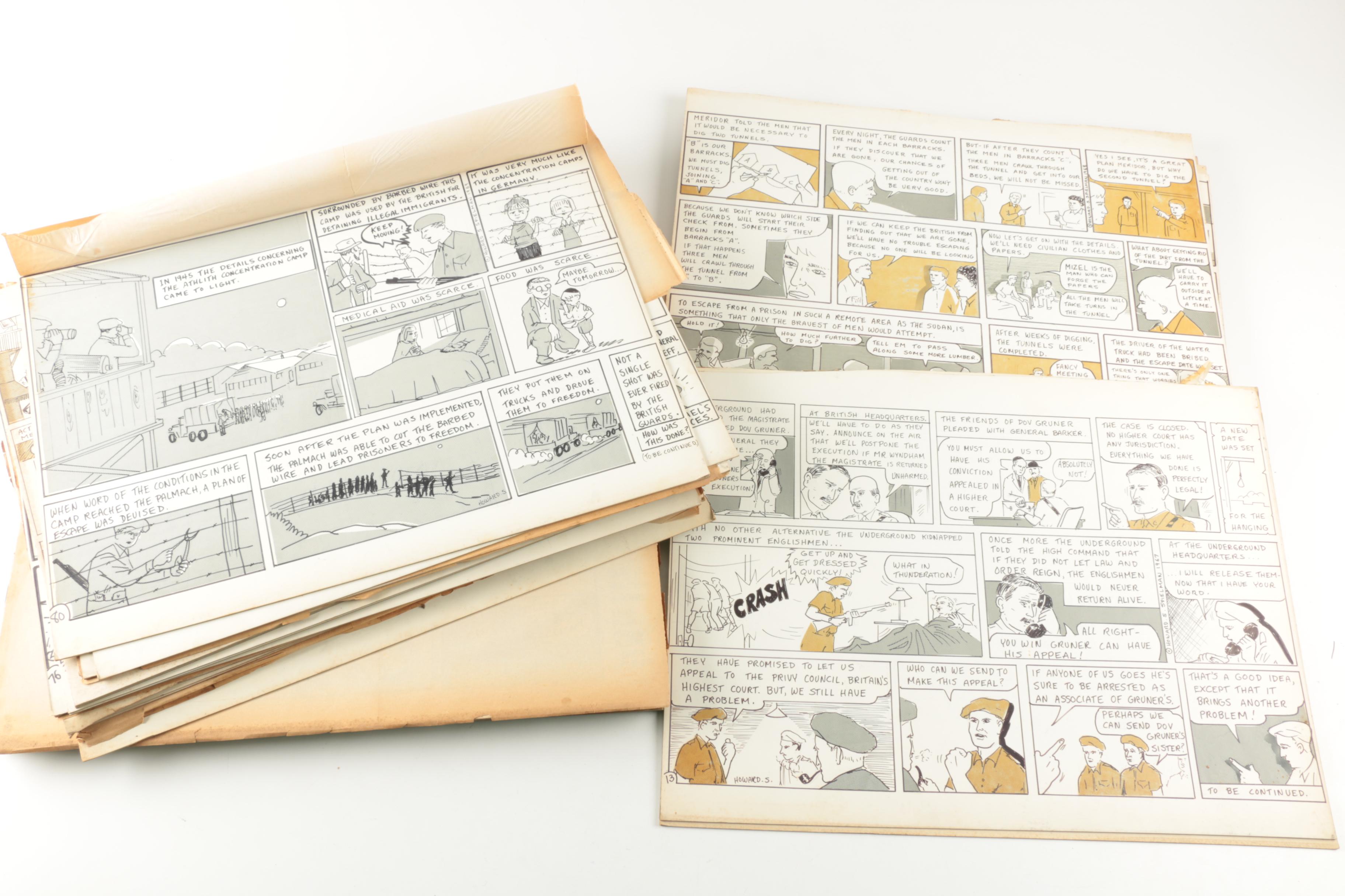Collection of Howard Spielman Comic Strips