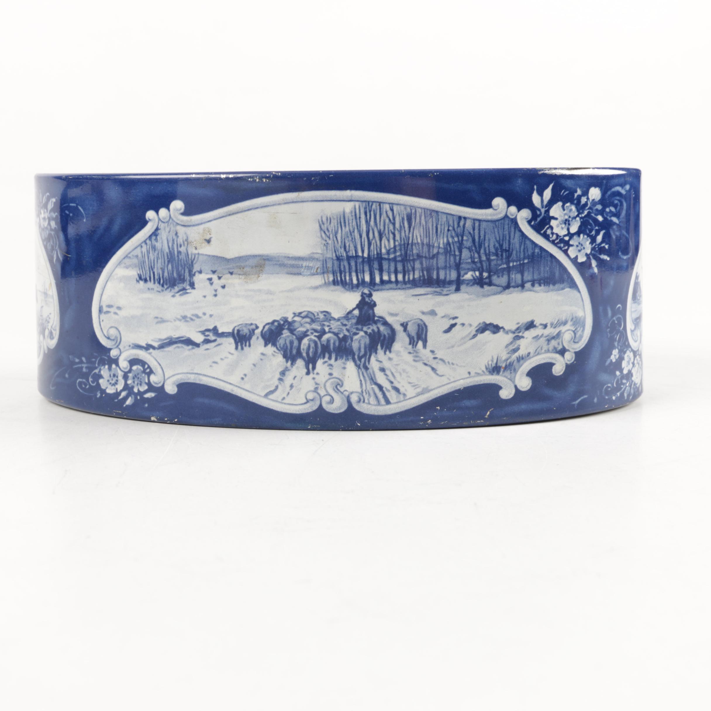 Silver Plate and Pewter Dishes with Dutch Tin