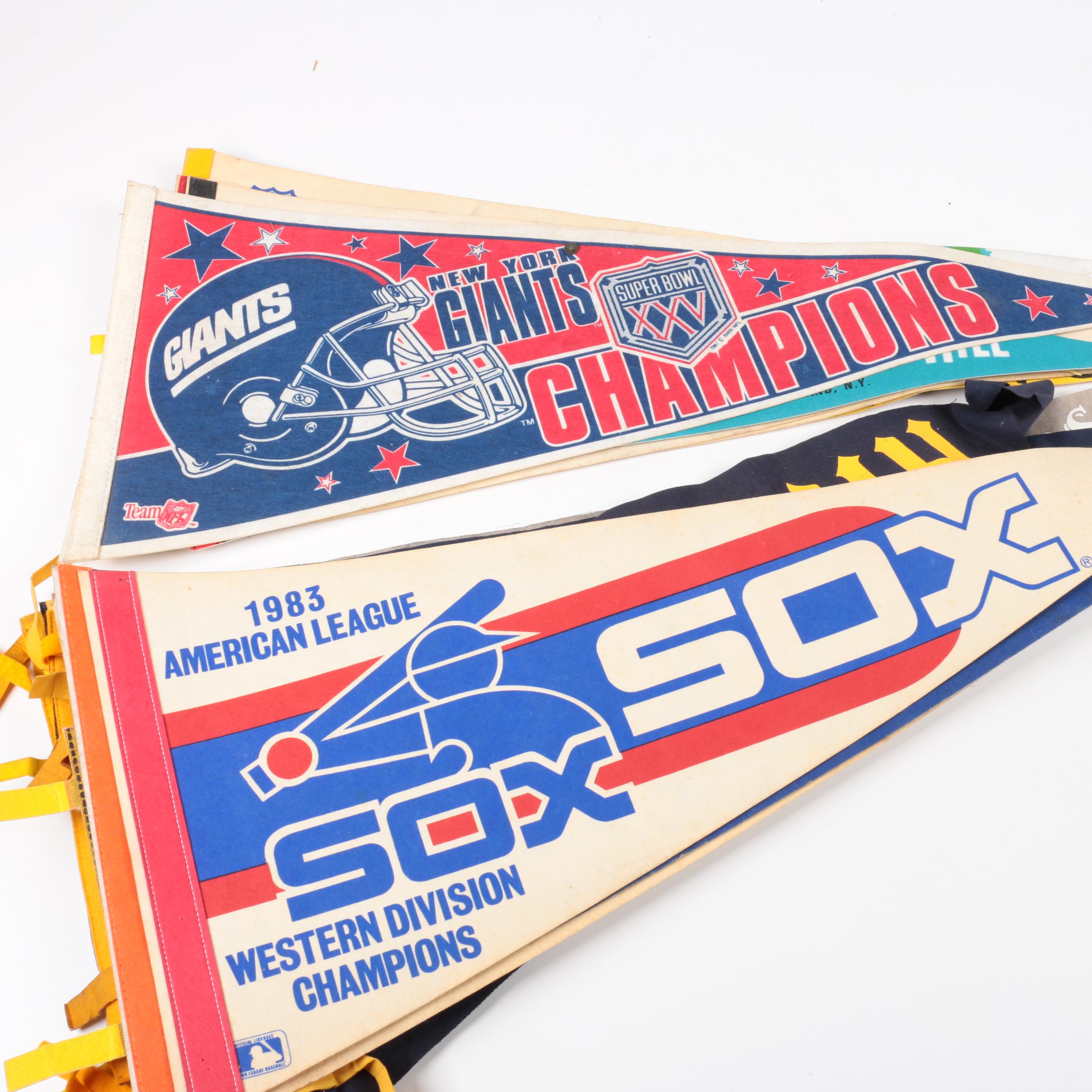 Vintage Sports and Parks Pennants