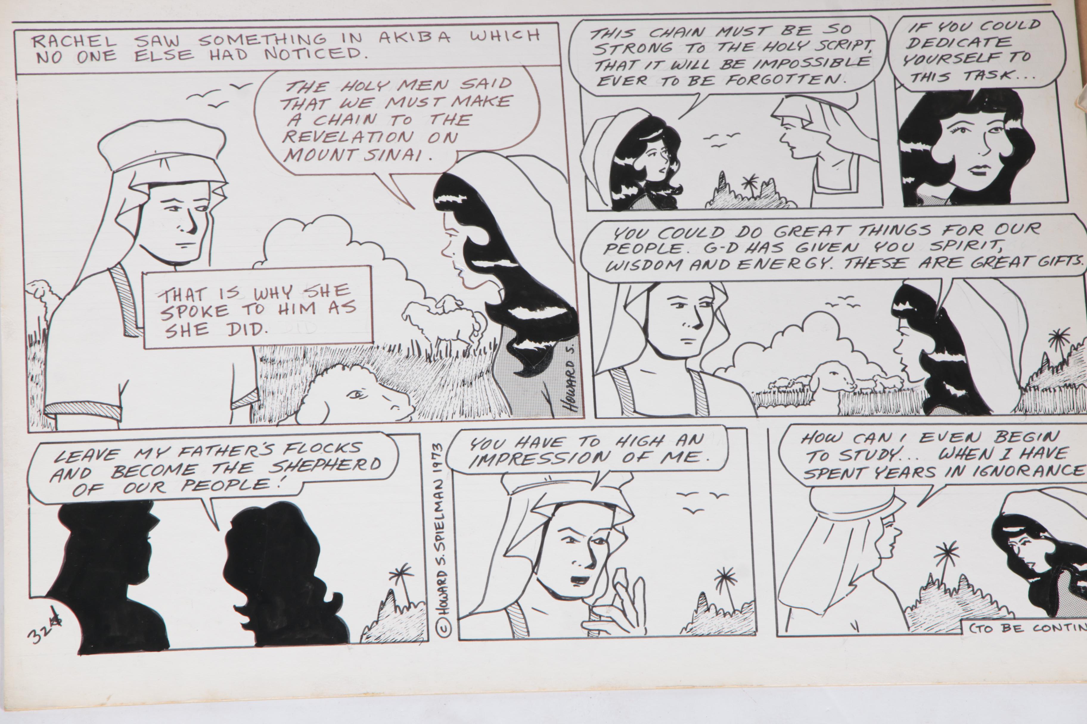 "The Story of Rabbi Akiba" Spielman and Fine Comic Strips