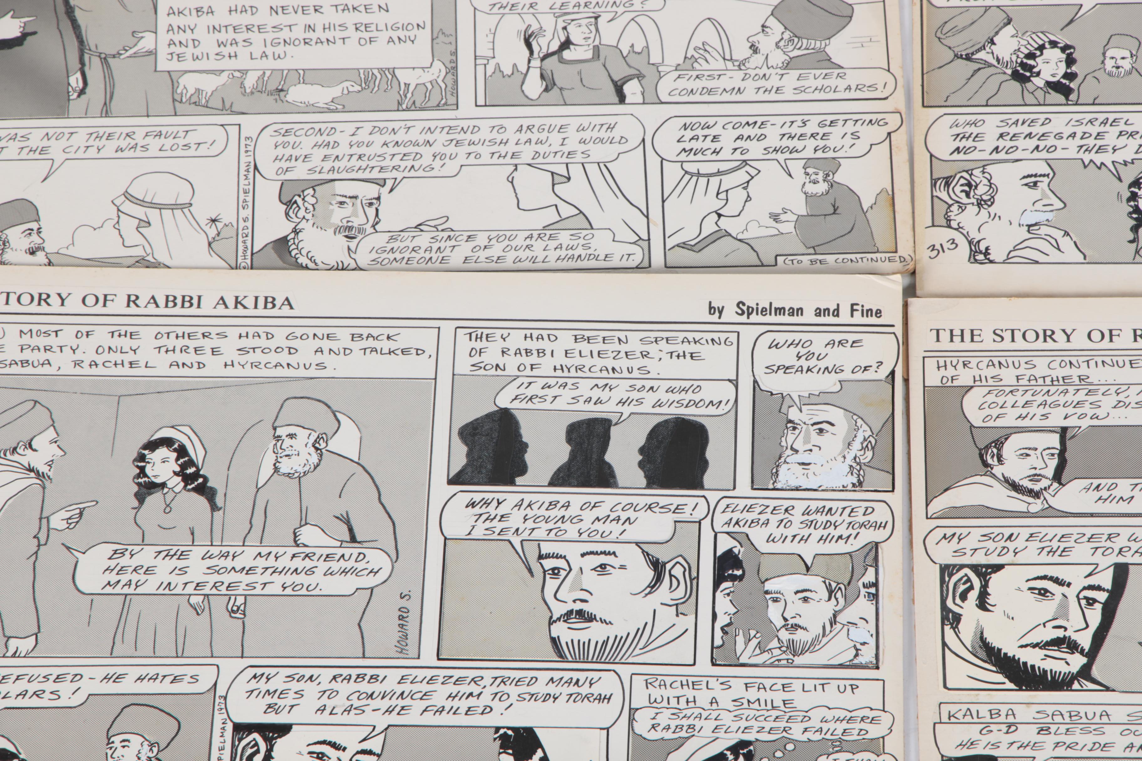 "The Story of Rabbi Akiba" Spielman and Fine Comic Strips