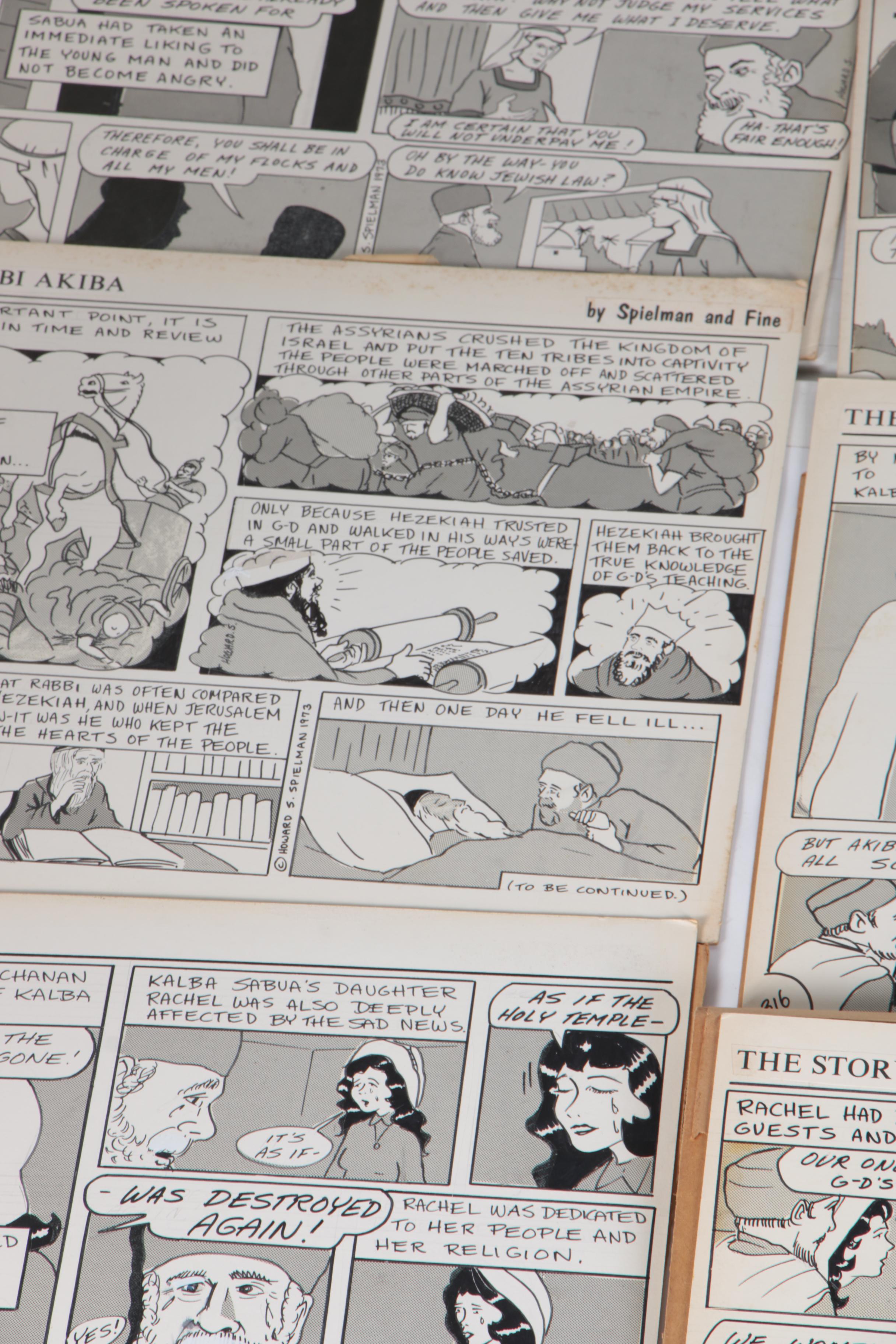 "The Story of Rabbi Akiba" Spielman and Fine Comic Strips