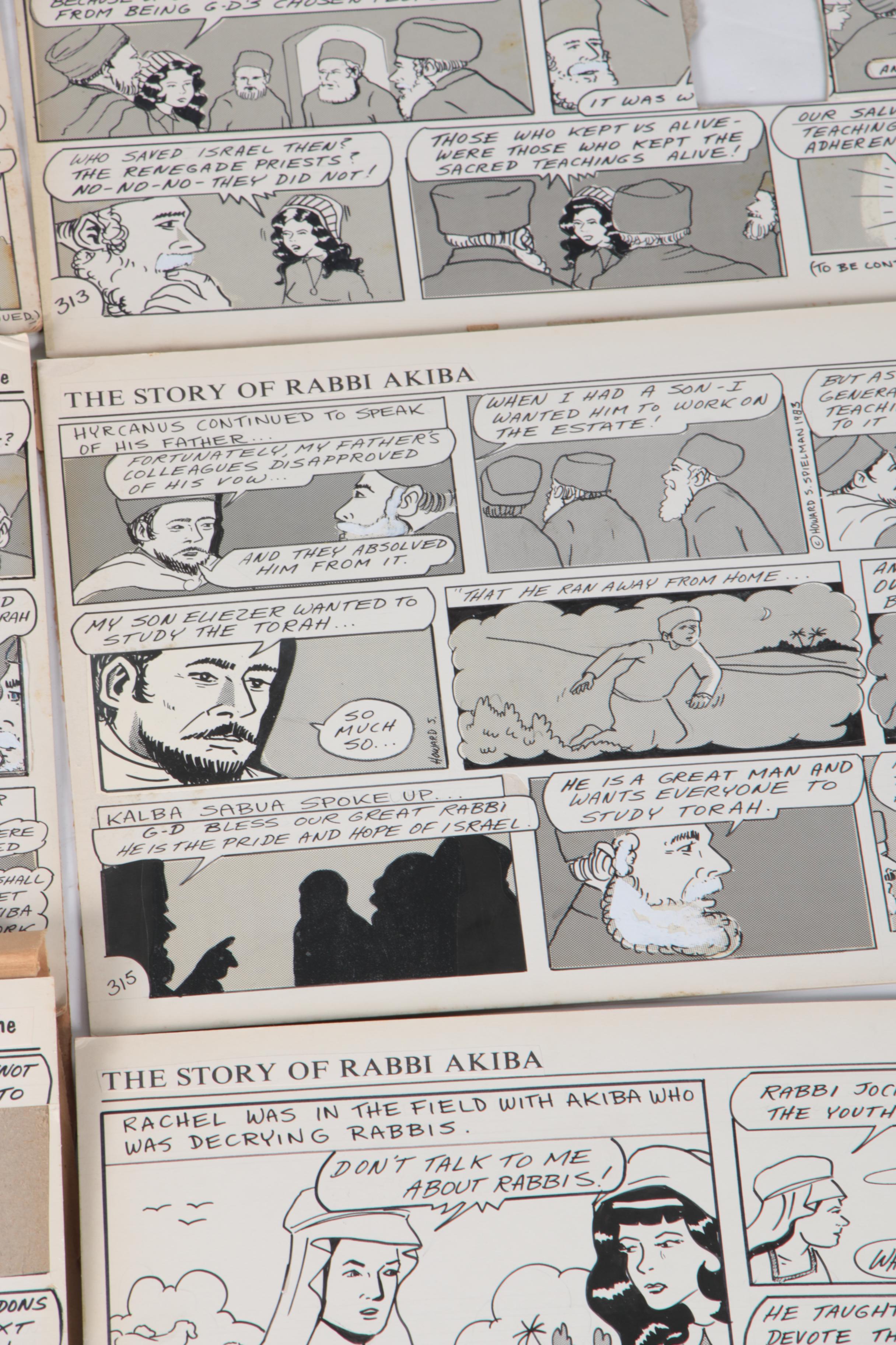"The Story of Rabbi Akiba" Spielman and Fine Comic Strips