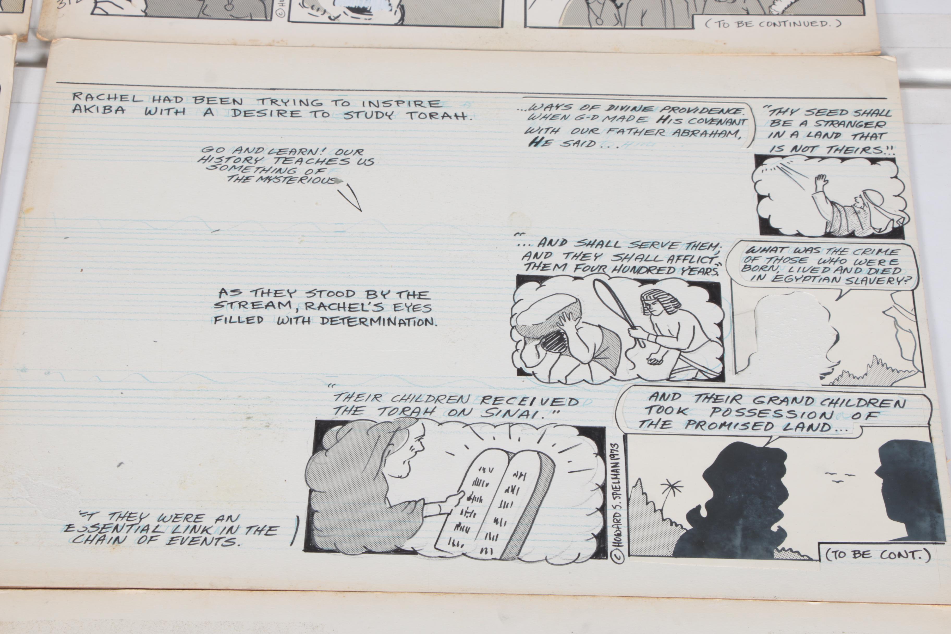 "The Story of Rabbi Akiba" Spielman and Fine Comic Strips