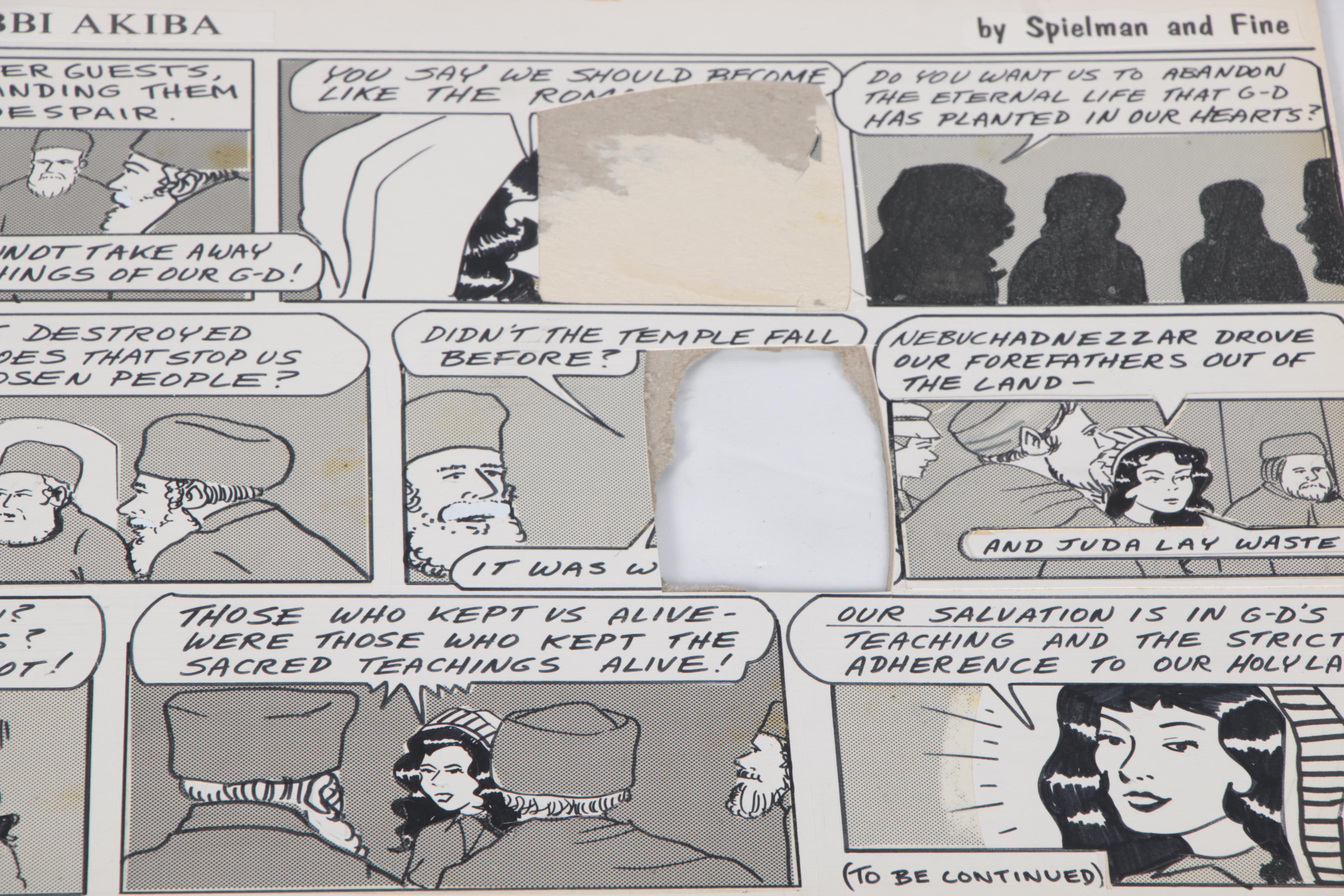 "The Story of Rabbi Akiba" Spielman and Fine Comic Strips
