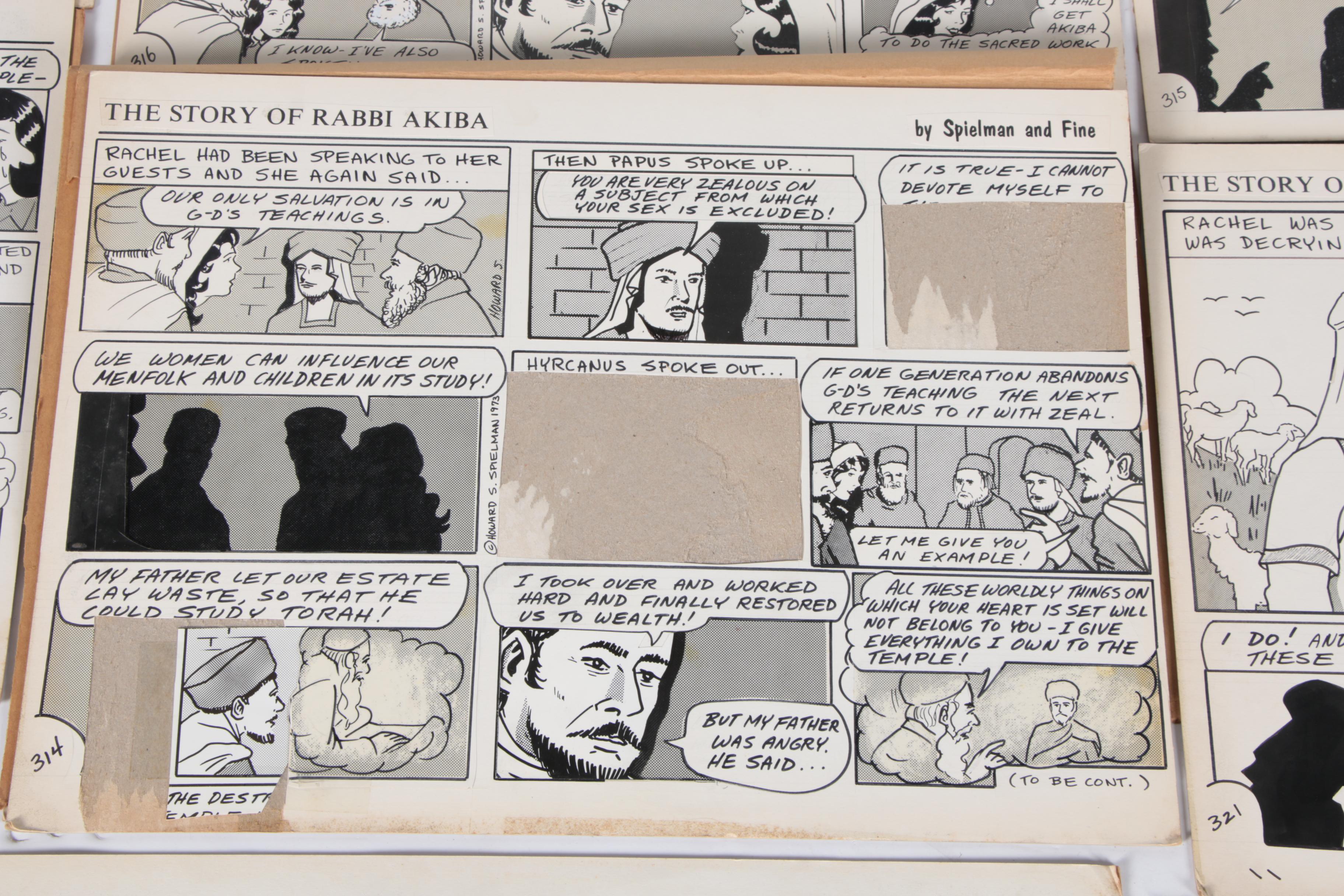 "The Story of Rabbi Akiba" Spielman and Fine Comic Strips