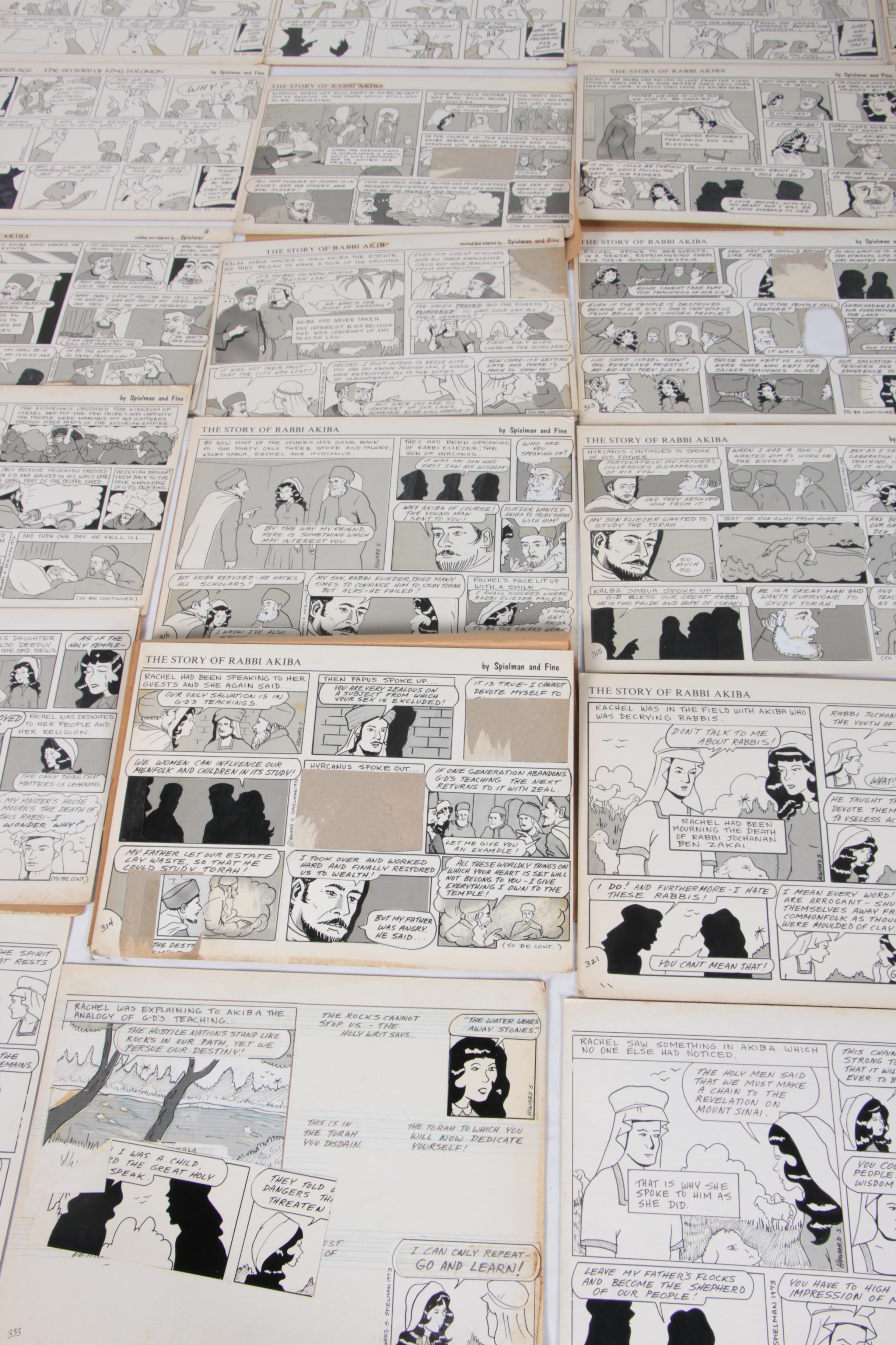 "The Story of Rabbi Akiba" Spielman and Fine Comic Strips
