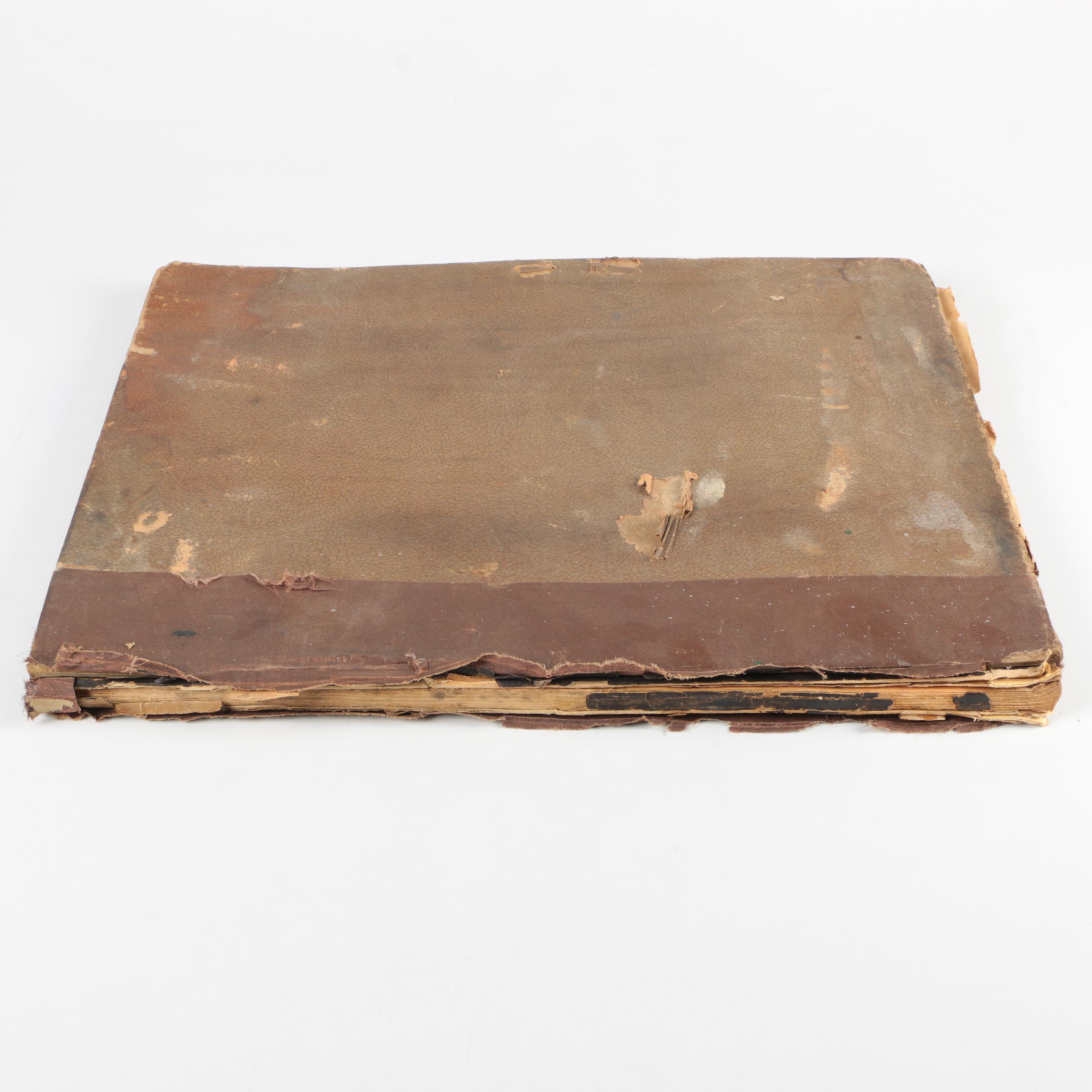 Bound World War II Newspaper Headlines