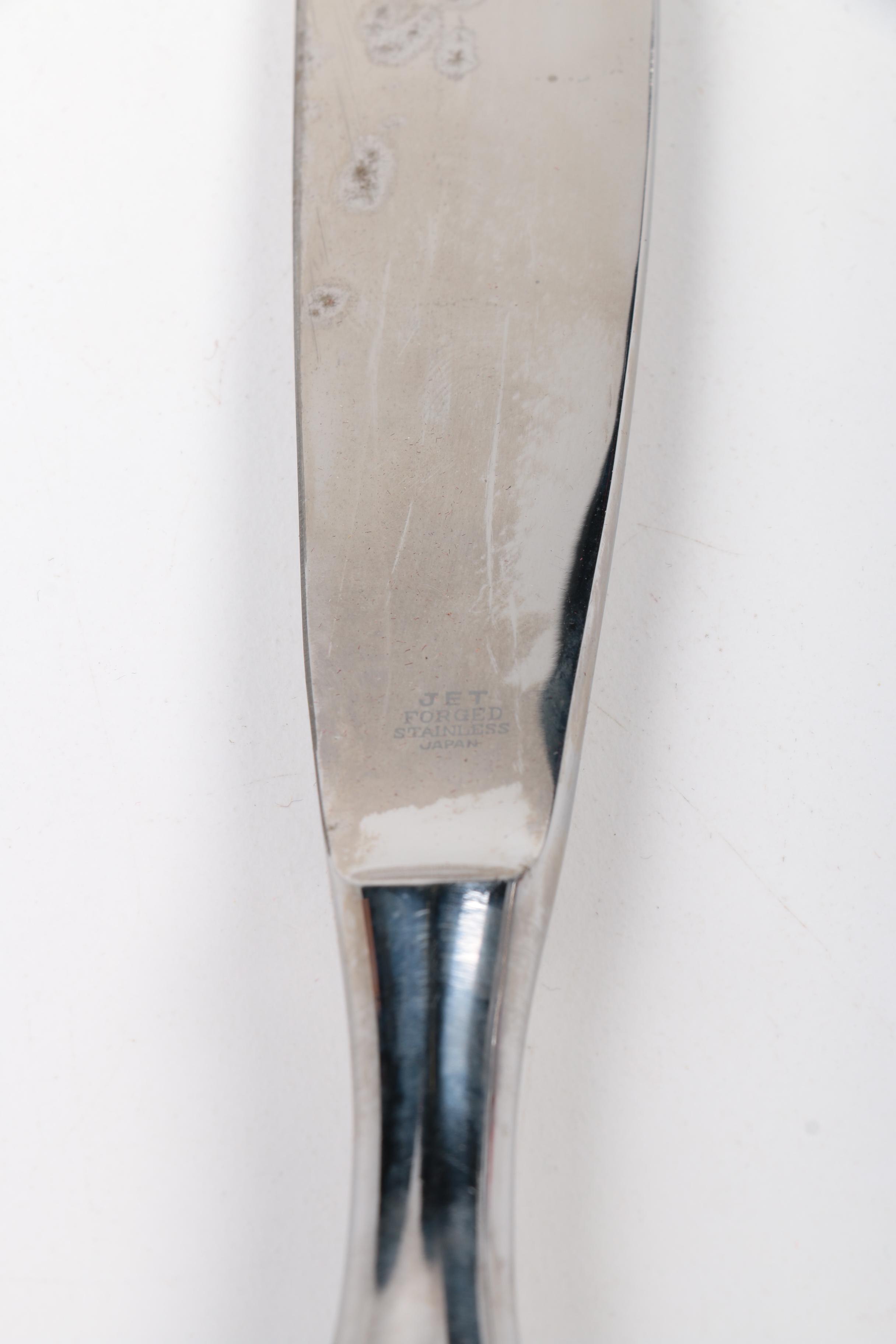 Vintage Wood Handled Carving Set