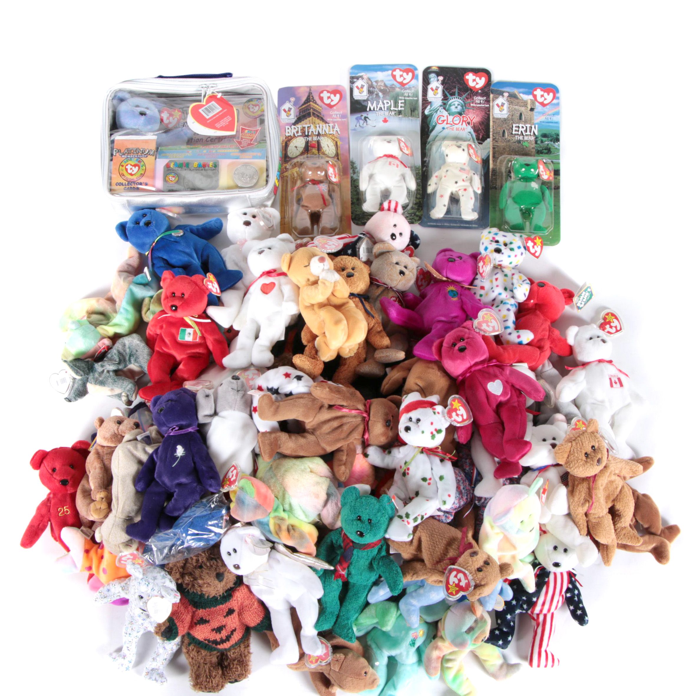 Collection of Ty Beanie Babies
