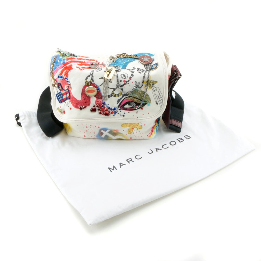 Marc Jacobs Collage Printed Messenger Bag