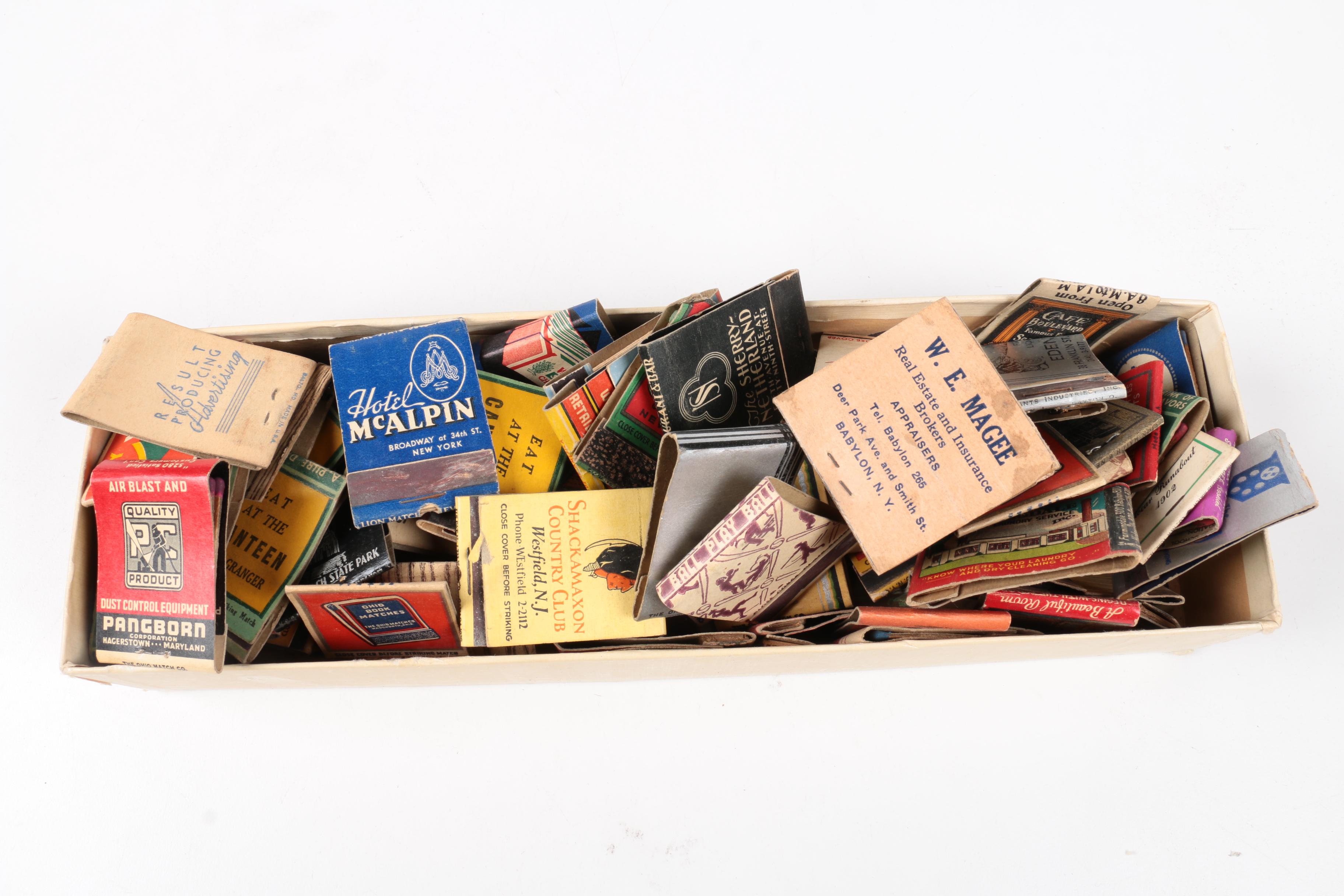 Assorted Vintage Matchbooks