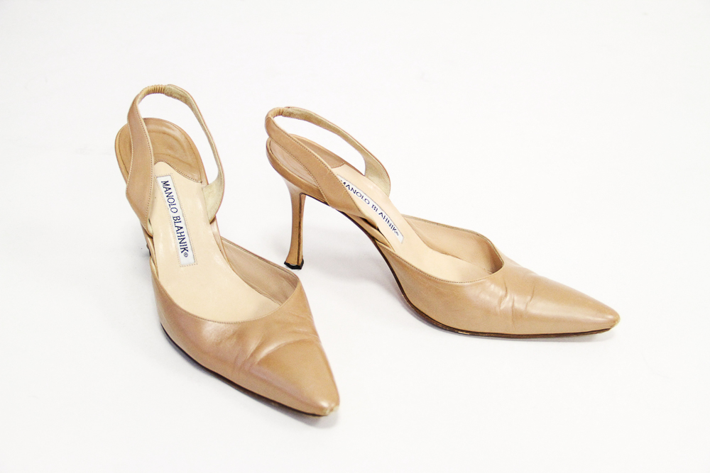 Vintage Manolo Blahnik Evening and Nude Heels