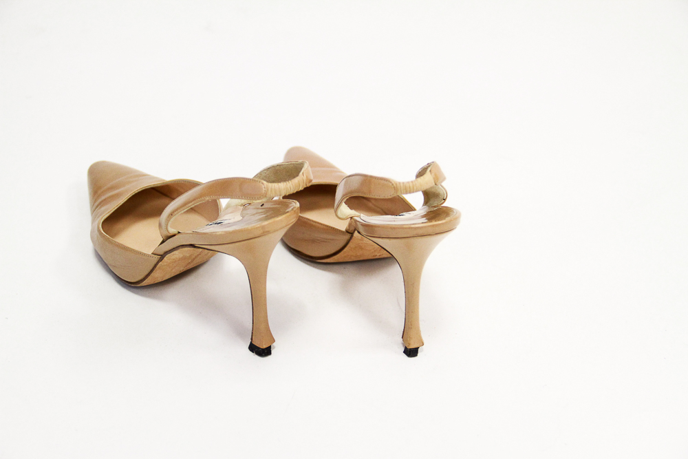 Vintage Manolo Blahnik Evening and Nude Heels