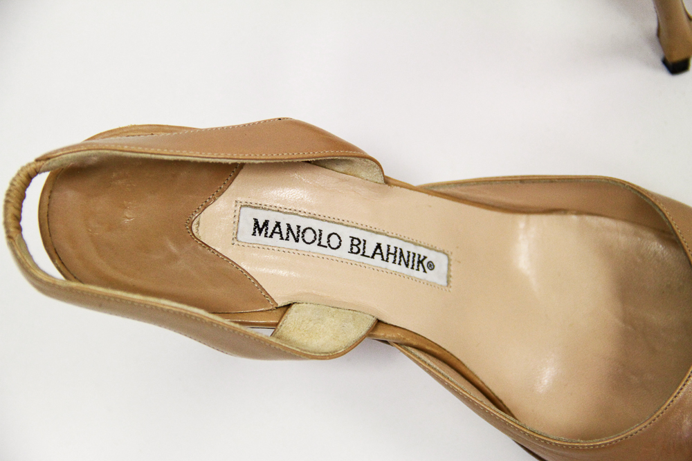 Vintage Manolo Blahnik Evening and Nude Heels