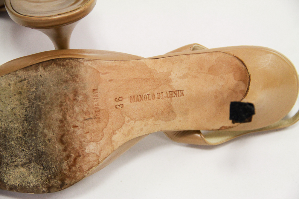 Vintage Manolo Blahnik Evening and Nude Heels