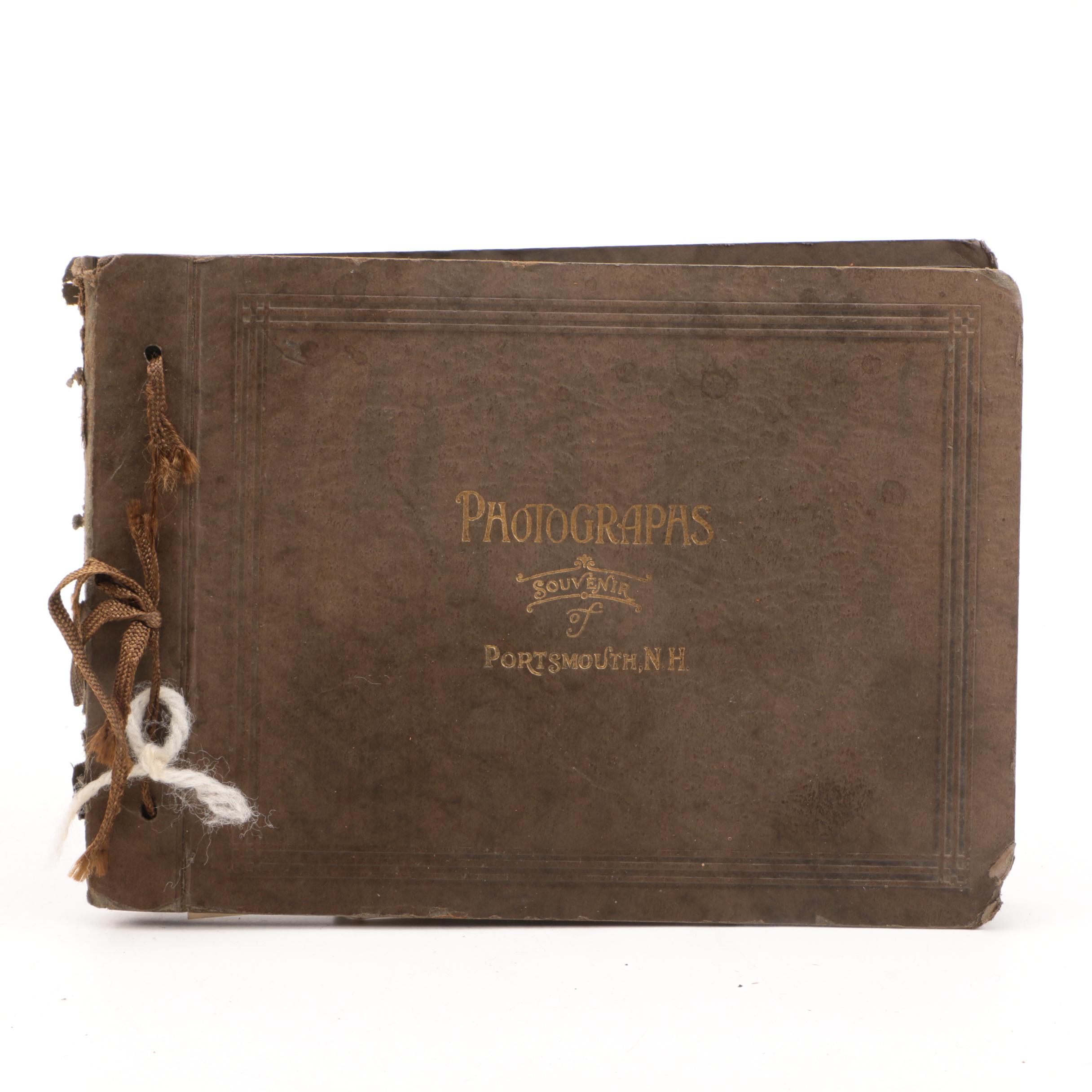 Vintage Leather Family Photo Books