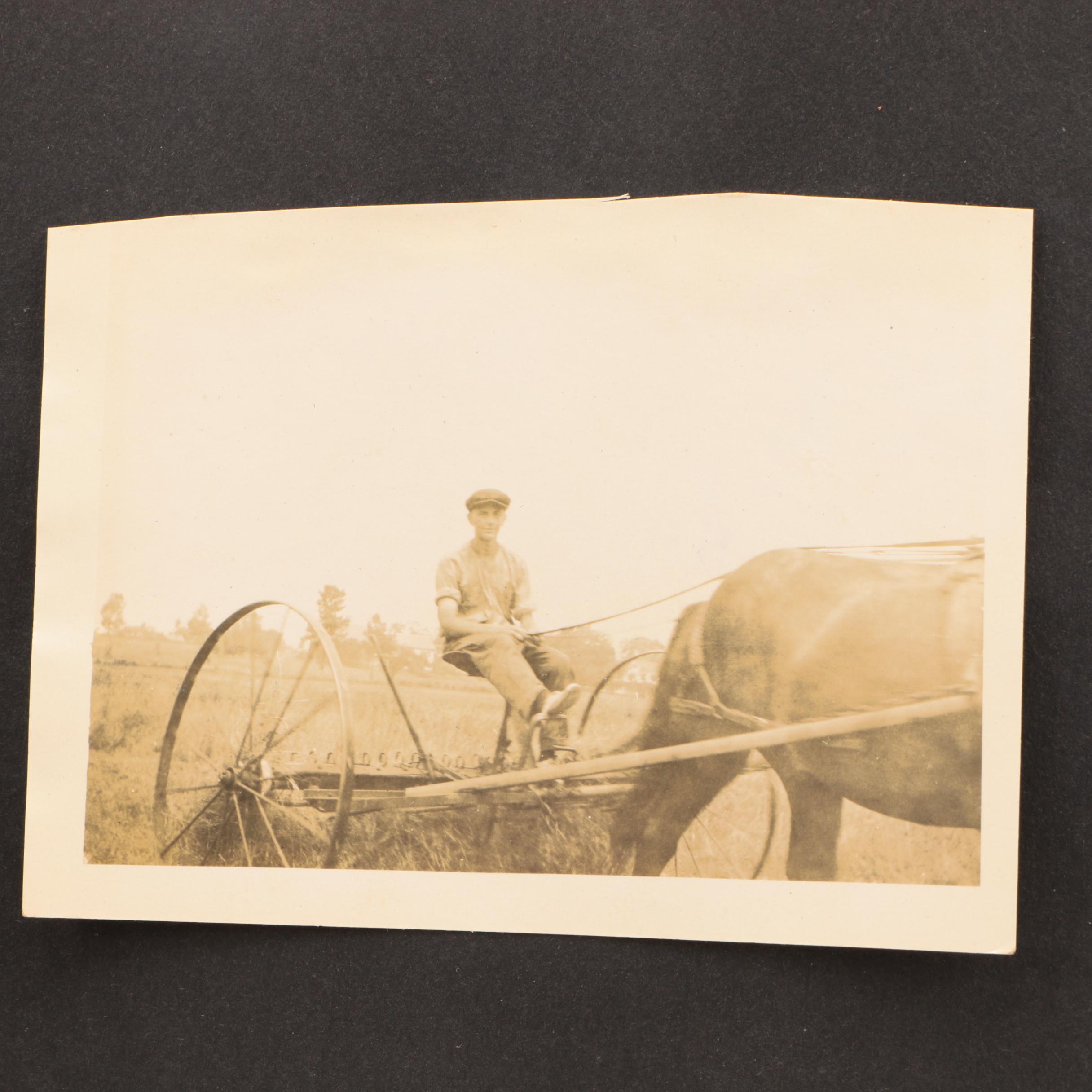 Vintage Leather Family Photo Books