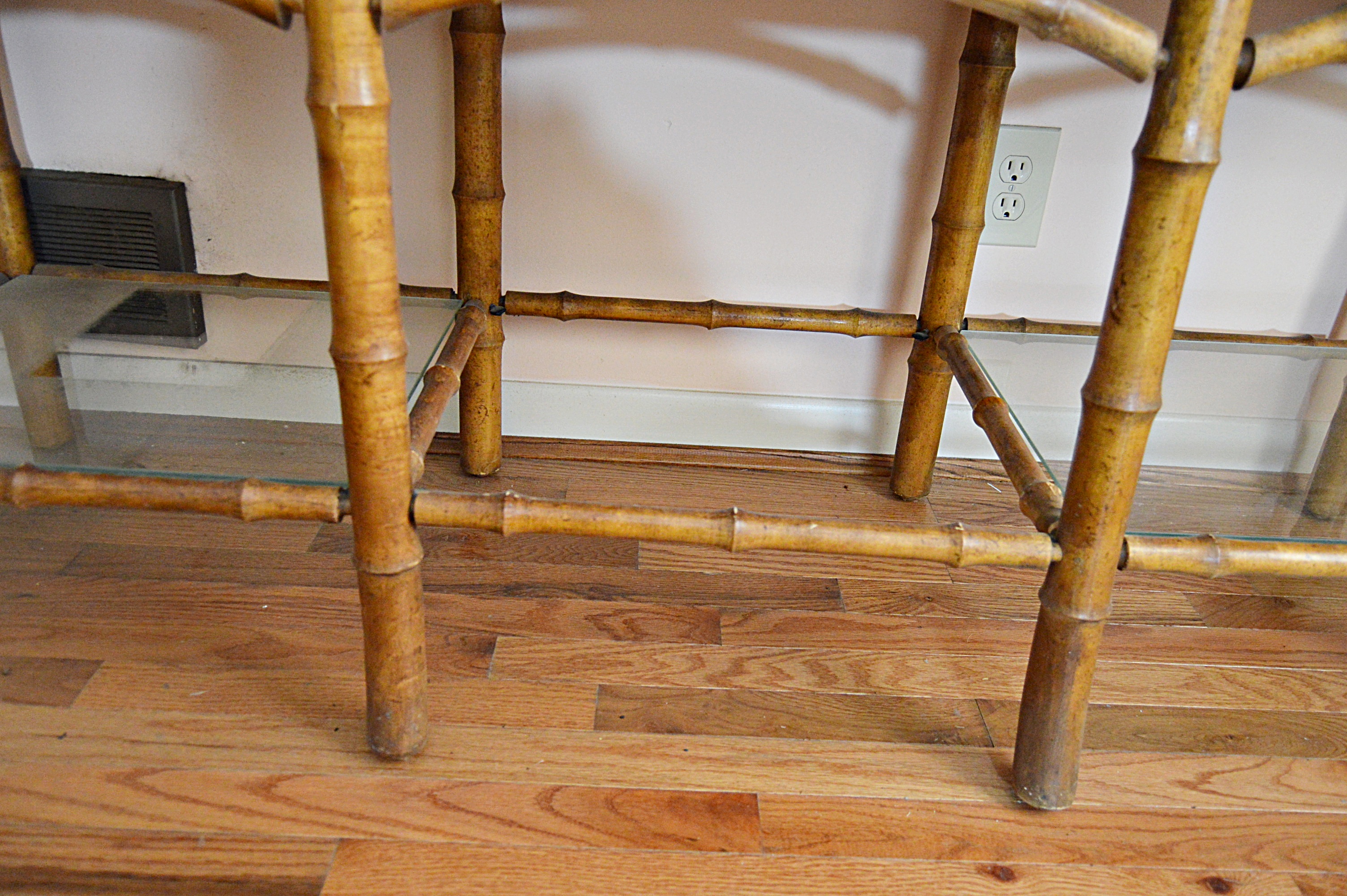 Mid Century American of Martinsville Bamboo and Wicker Buffet