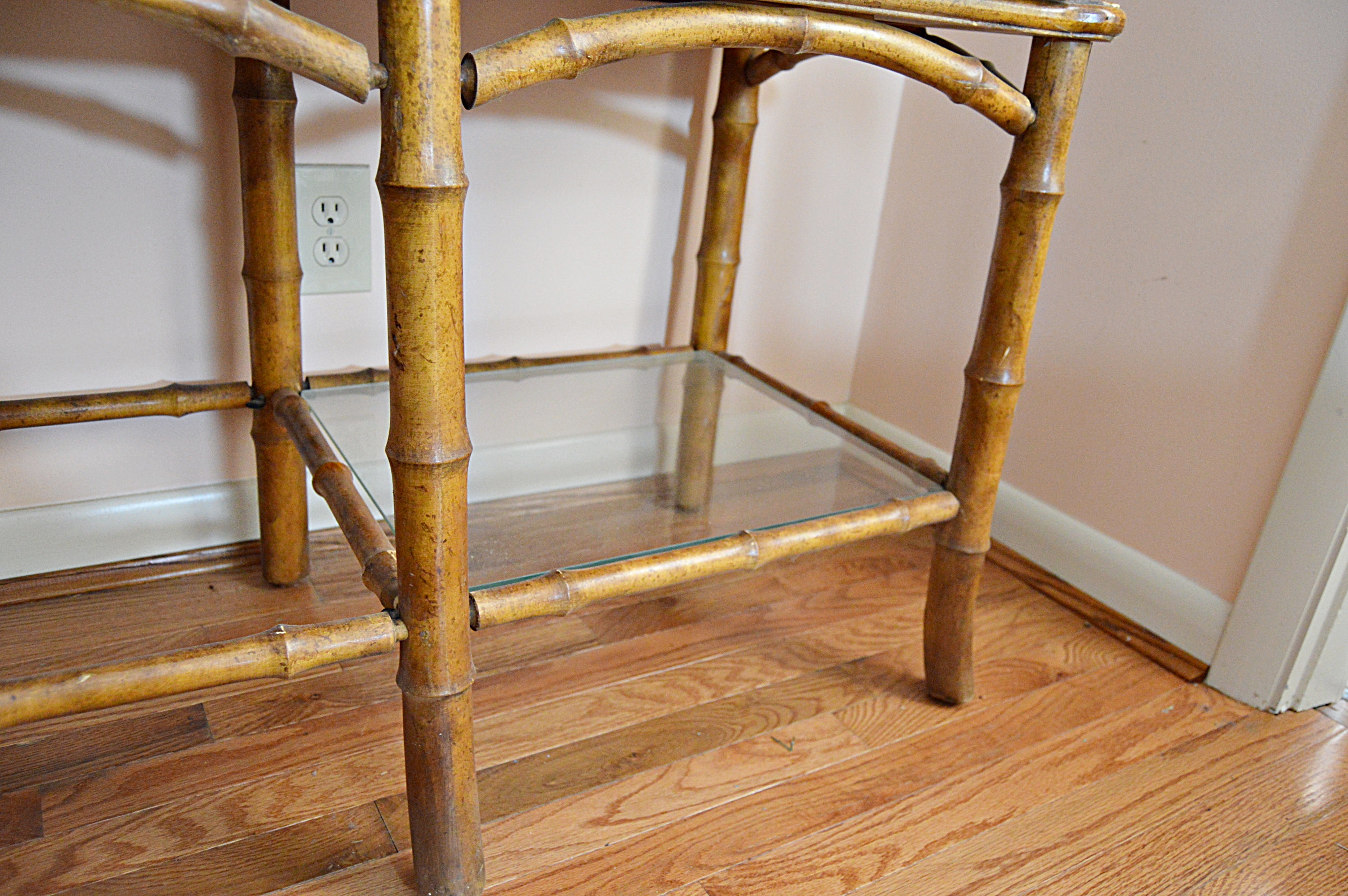 Mid Century American of Martinsville Bamboo and Wicker Buffet