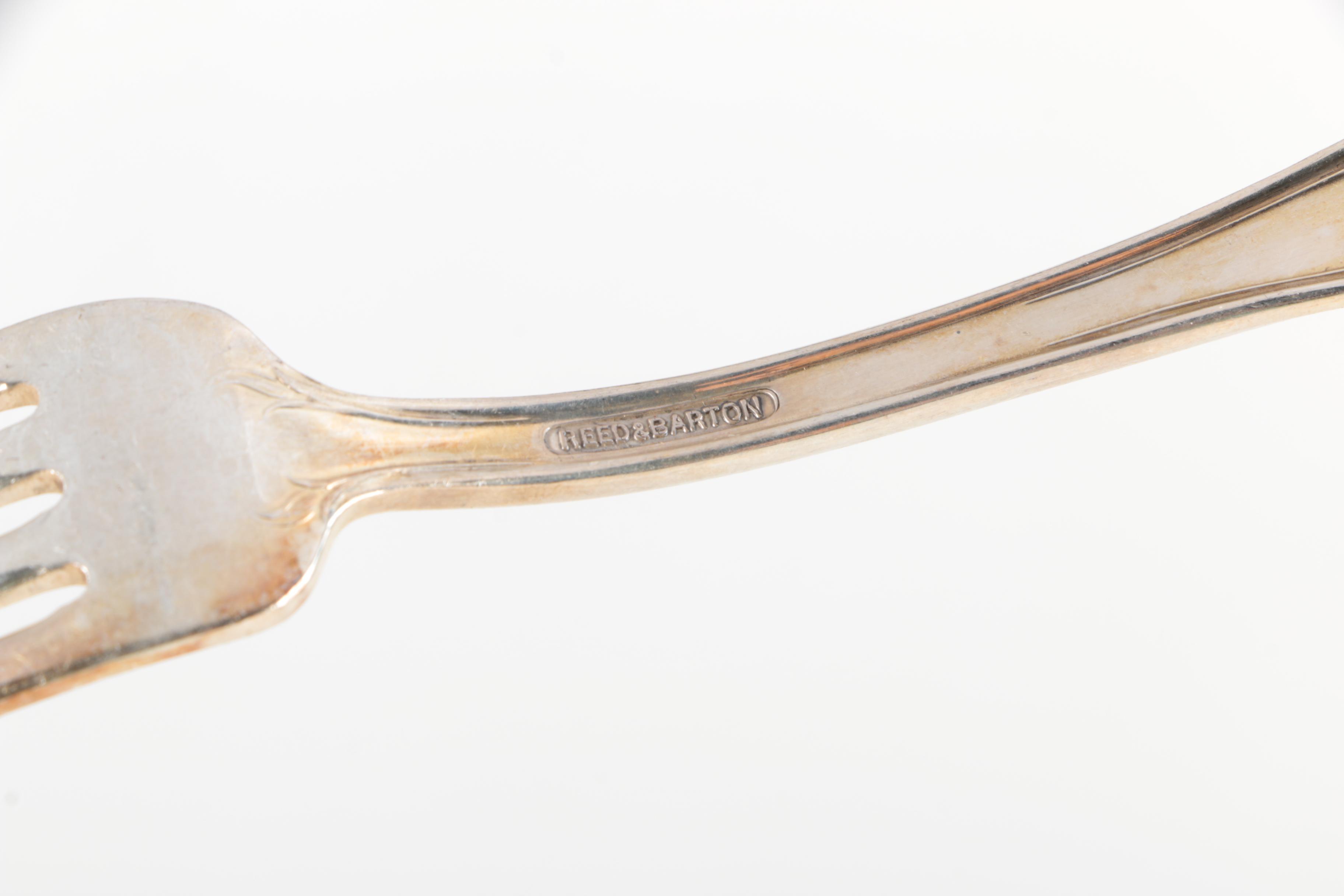 Reed & Barton "Tiger Lily/Festivity" Silver Plated Flatware Set