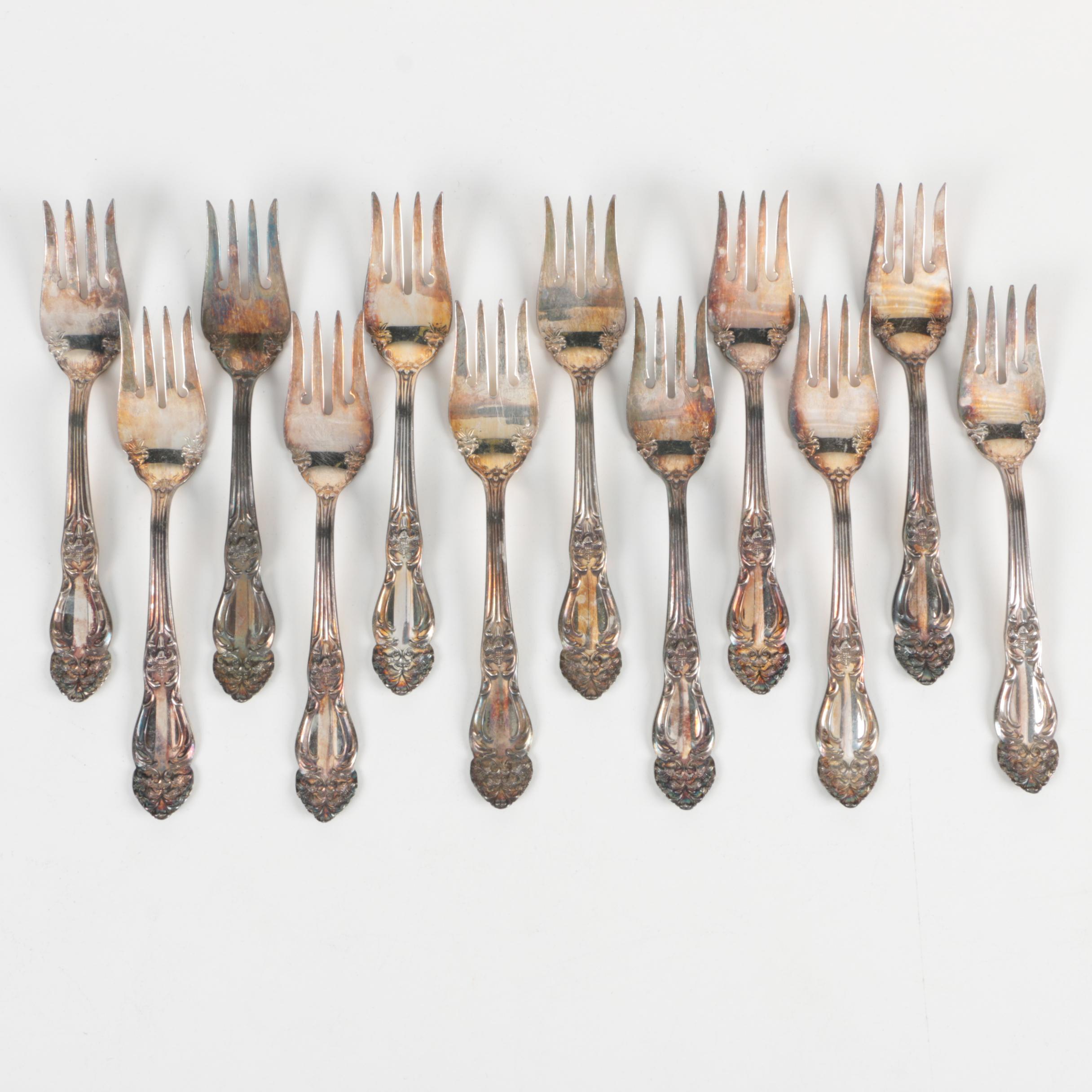 Reed & Barton "Tiger Lily/Festivity" Silver Plated Flatware Set