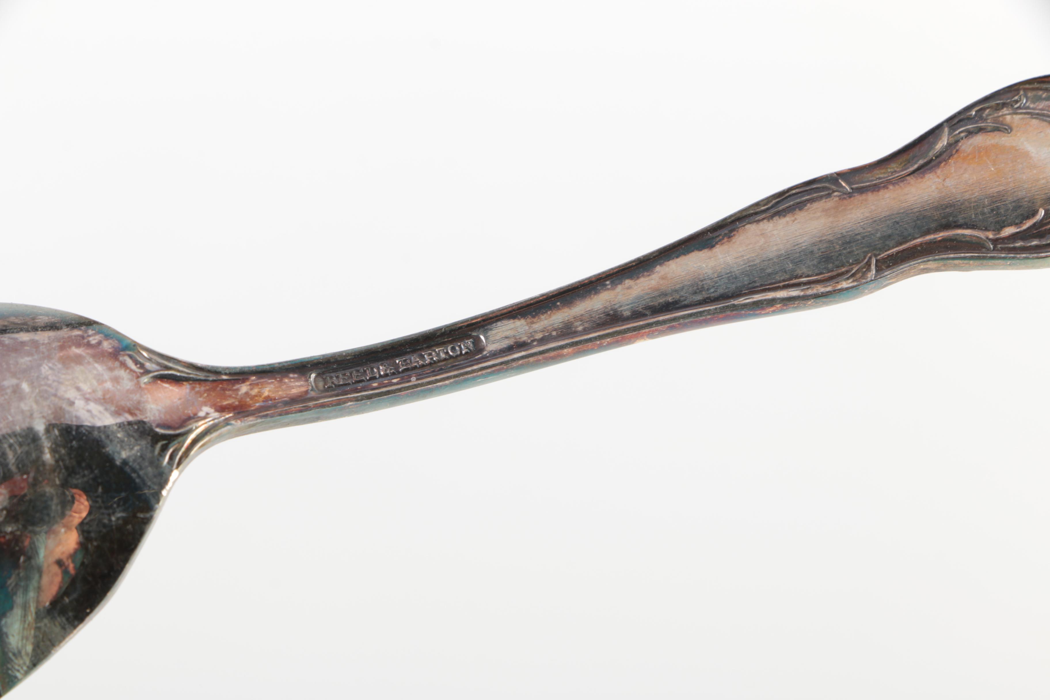 Reed & Barton "Tiger Lily/Festivity" Silver Plated Flatware Set