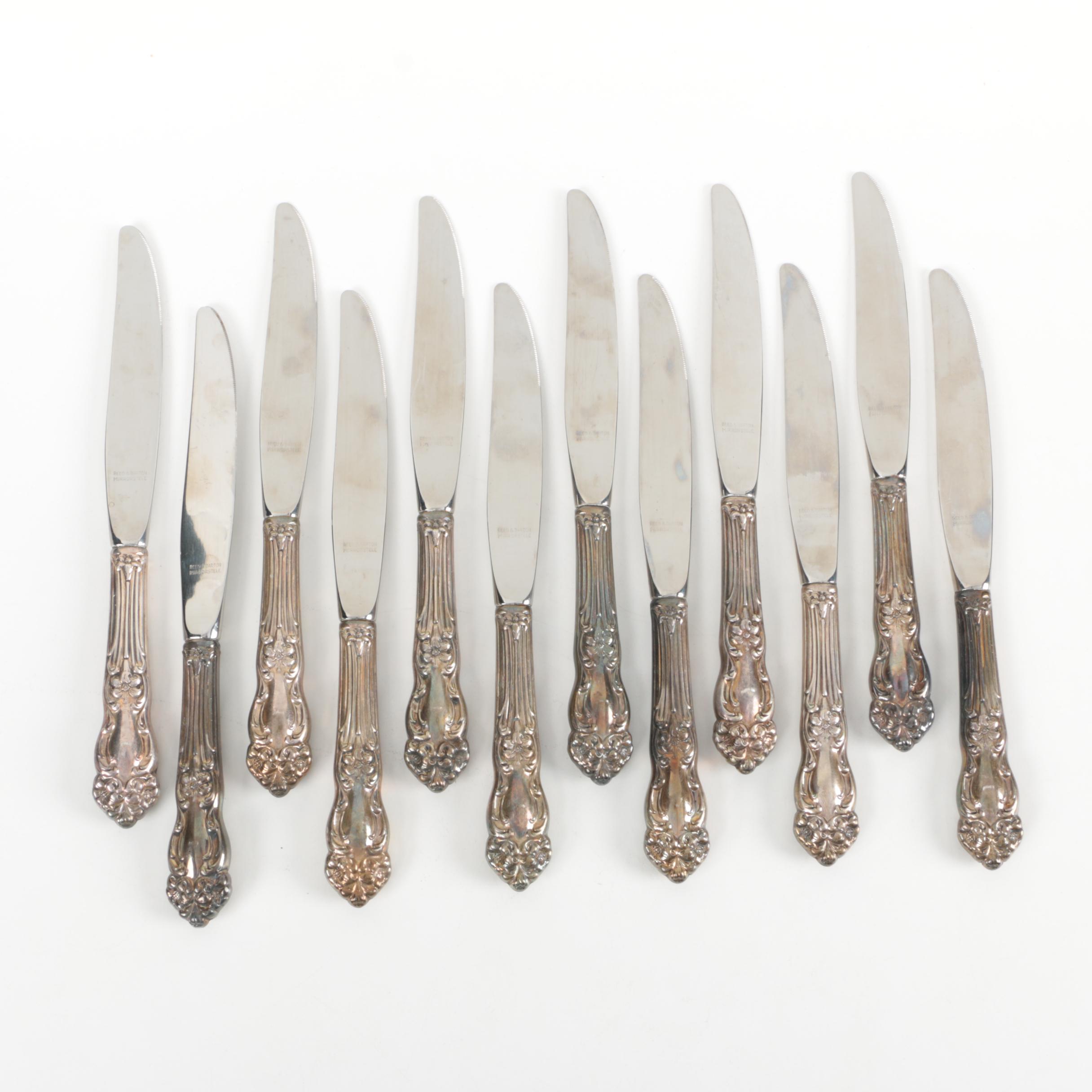 Reed & Barton "Tiger Lily/Festivity" Silver Plated Flatware Set