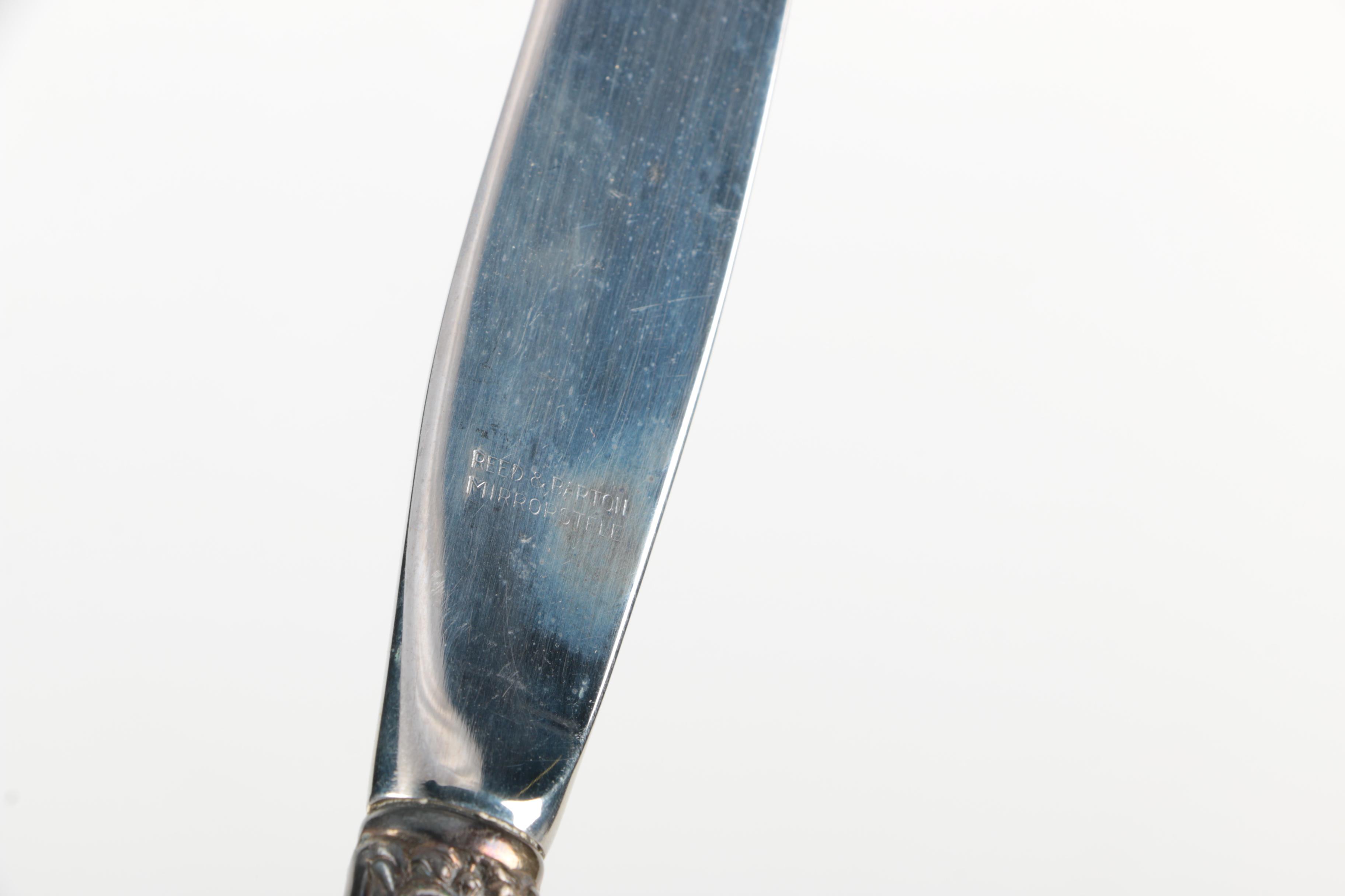 Reed & Barton "Tiger Lily/Festivity" Silver Plated Flatware Set