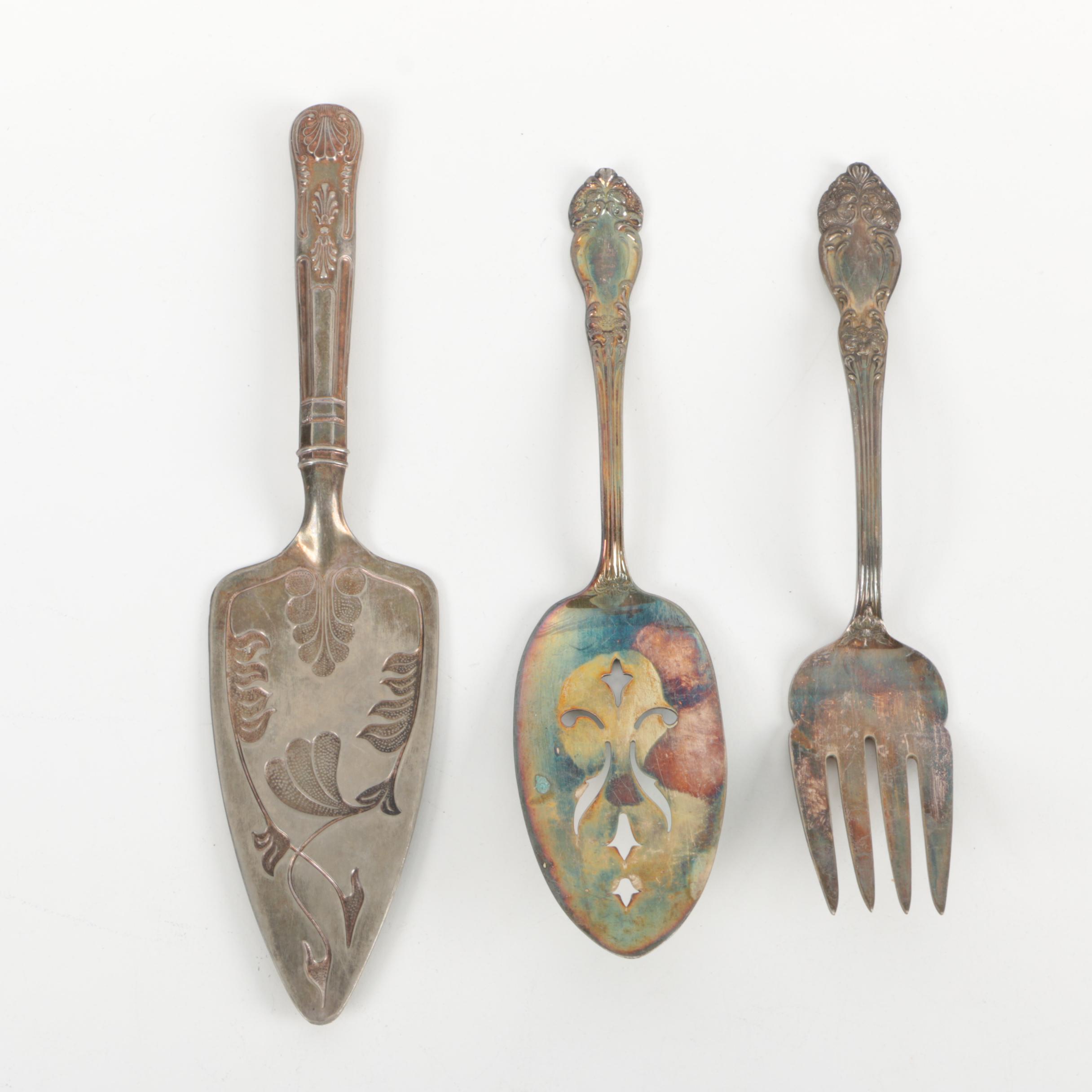 Reed & Barton "Tiger Lily/Festivity" Silver Plated Flatware Set