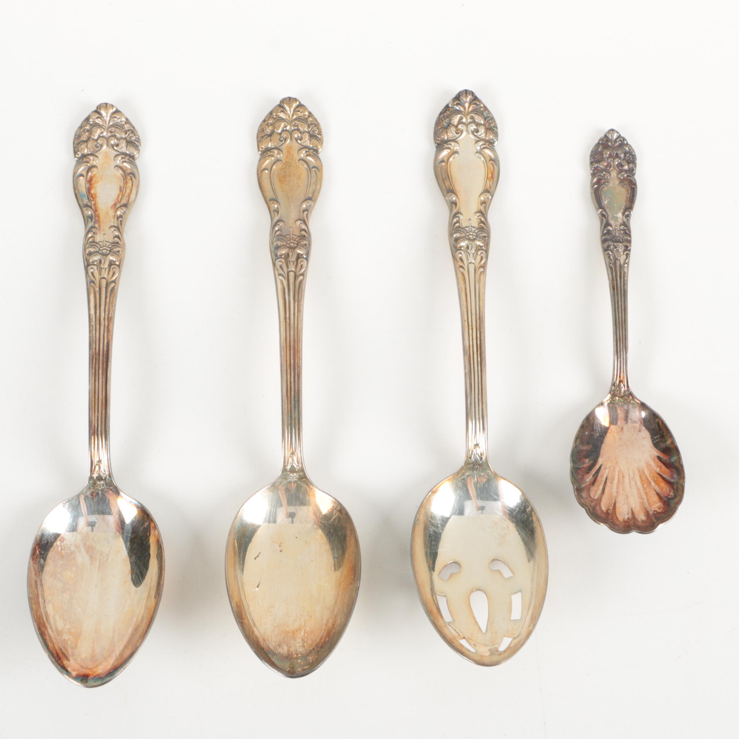 Reed & Barton "Tiger Lily/Festivity" Silver Plated Flatware Set