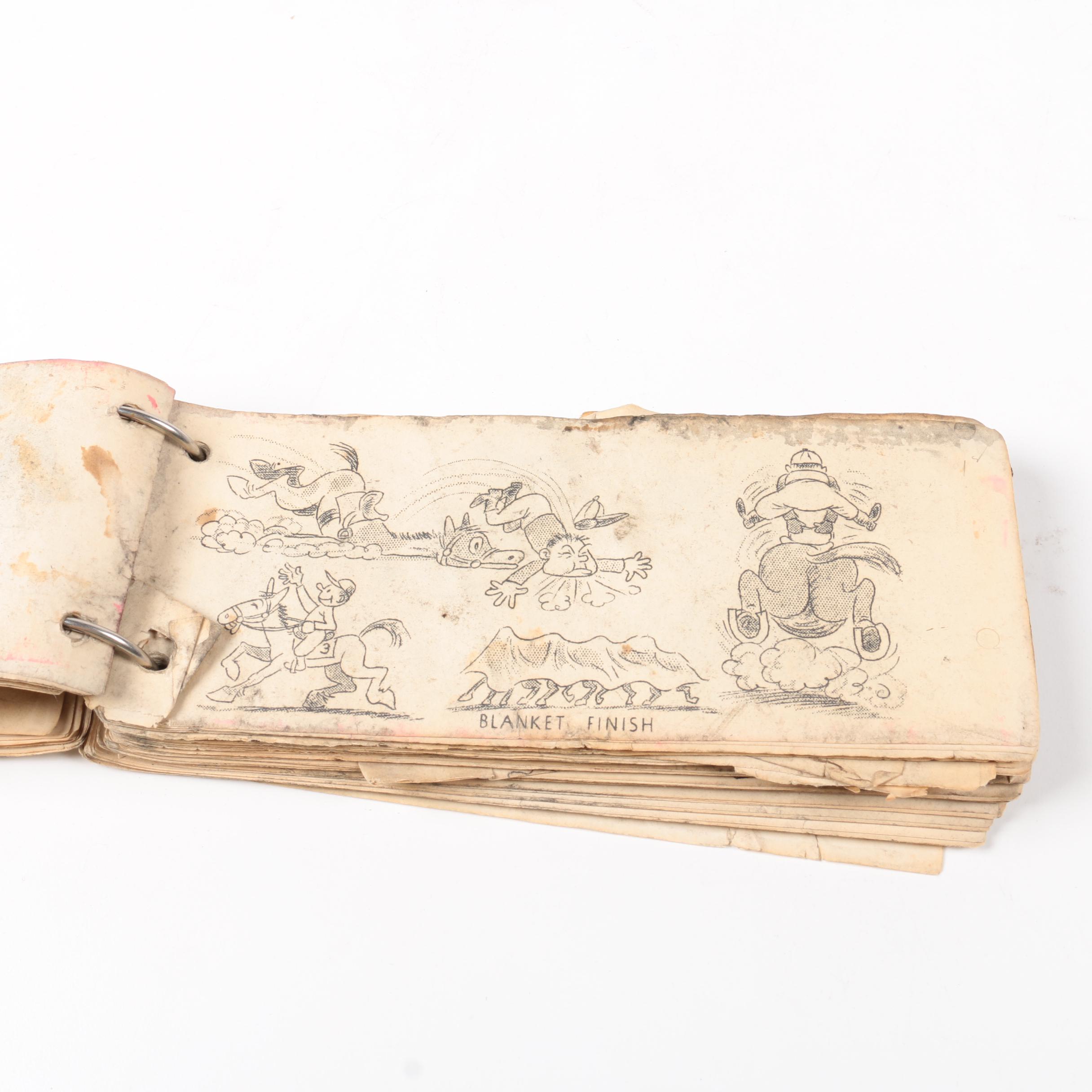 Vintage Flip Art Book