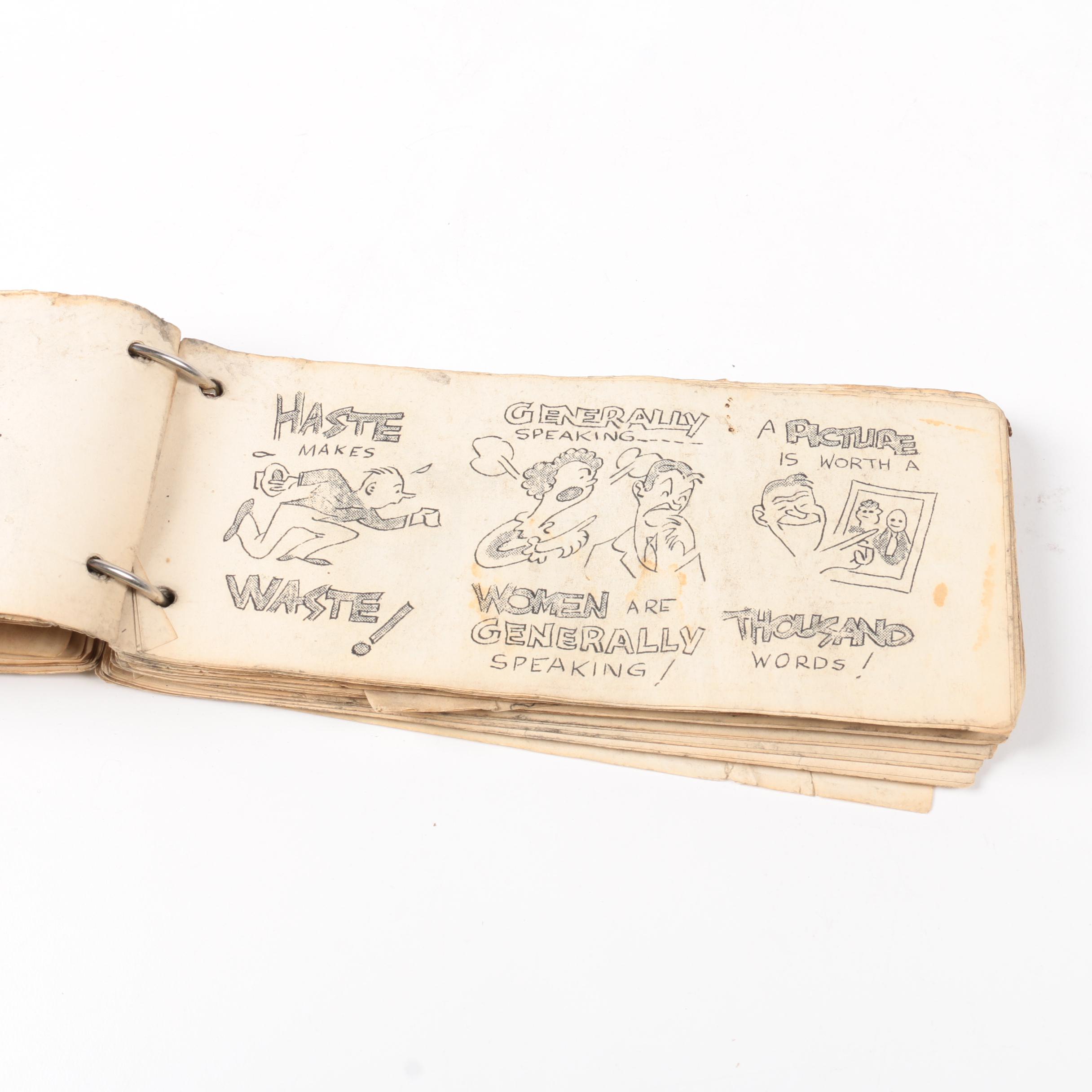 Vintage Flip Art Book