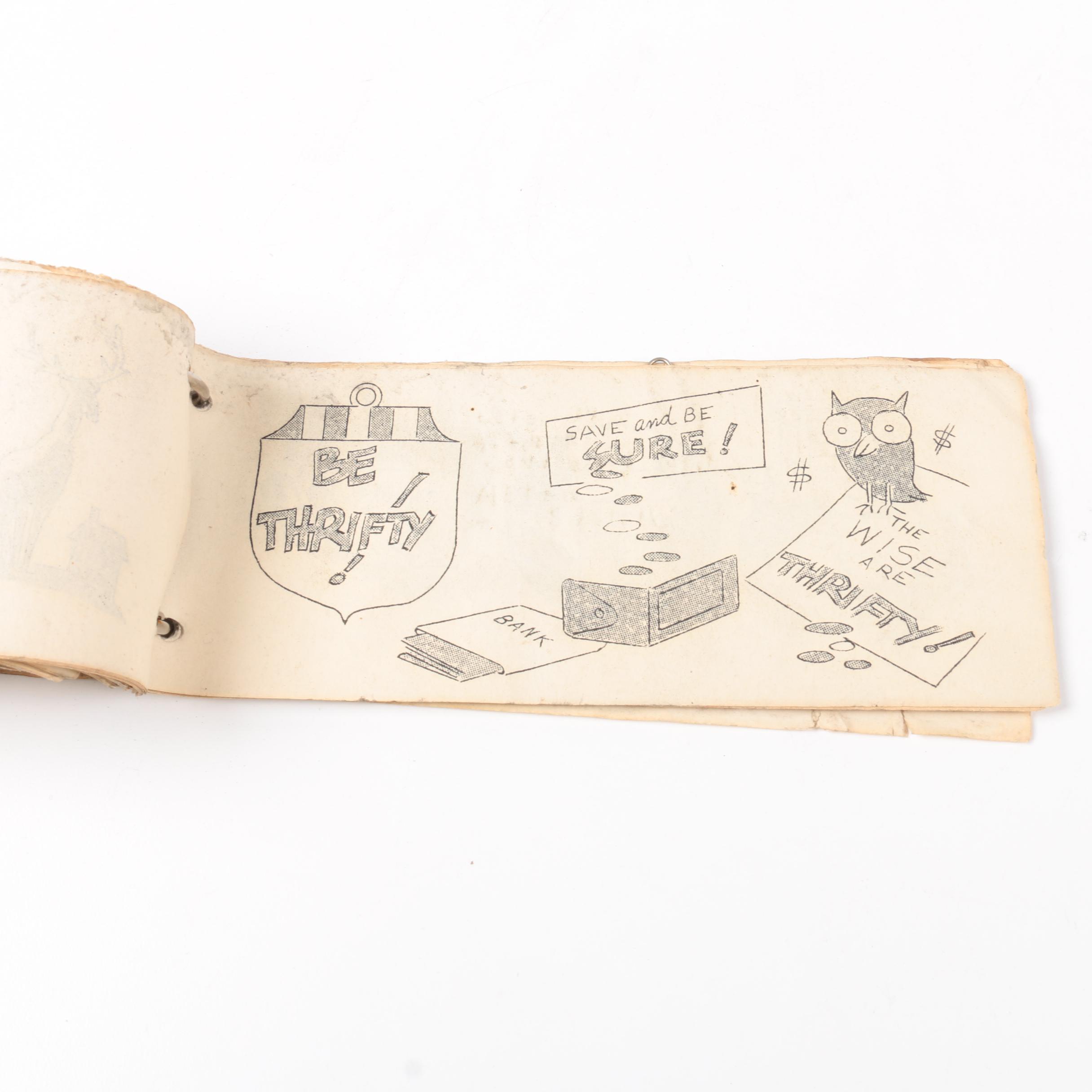 Vintage Flip Art Book