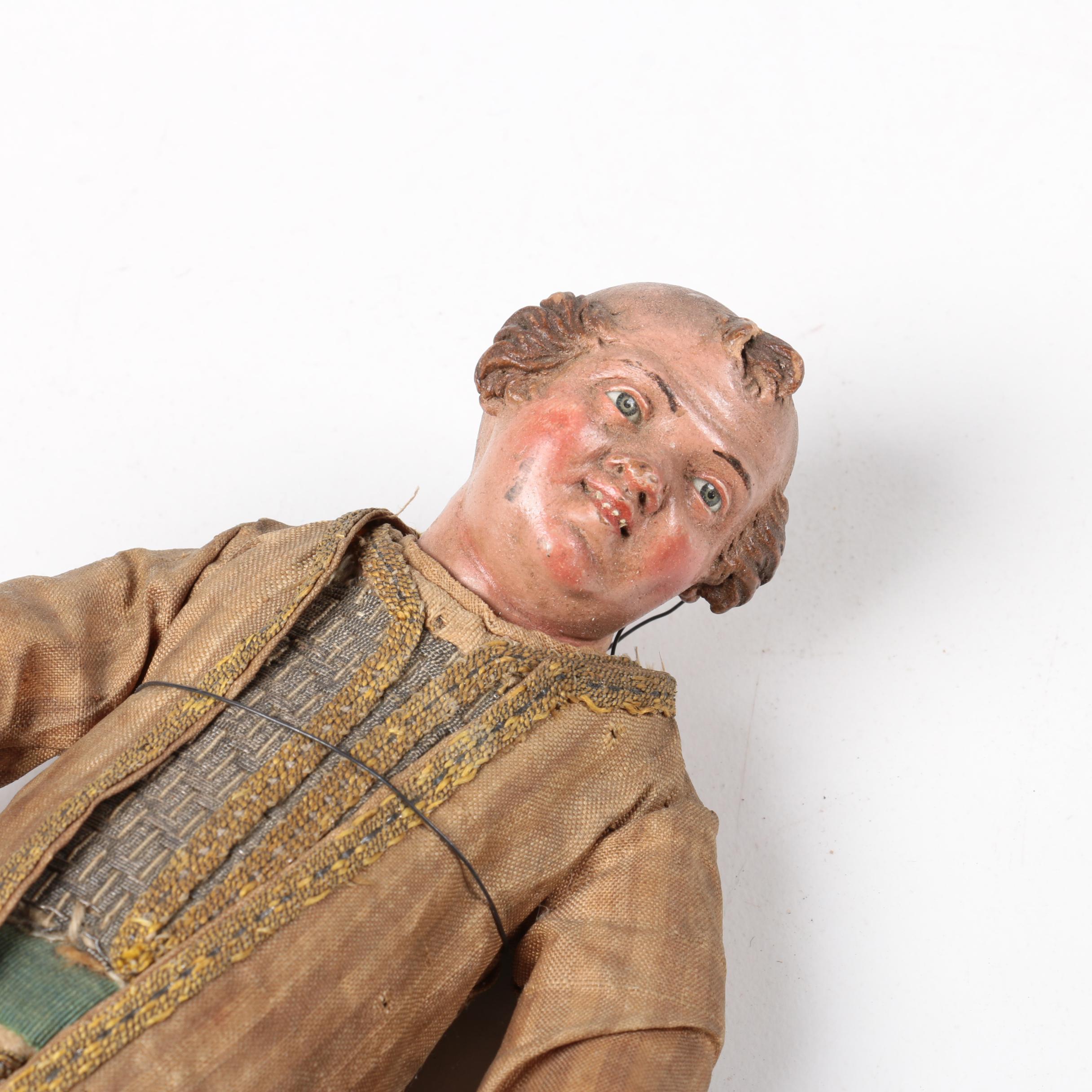 Antique Presepio Style Male Crèche Figurine