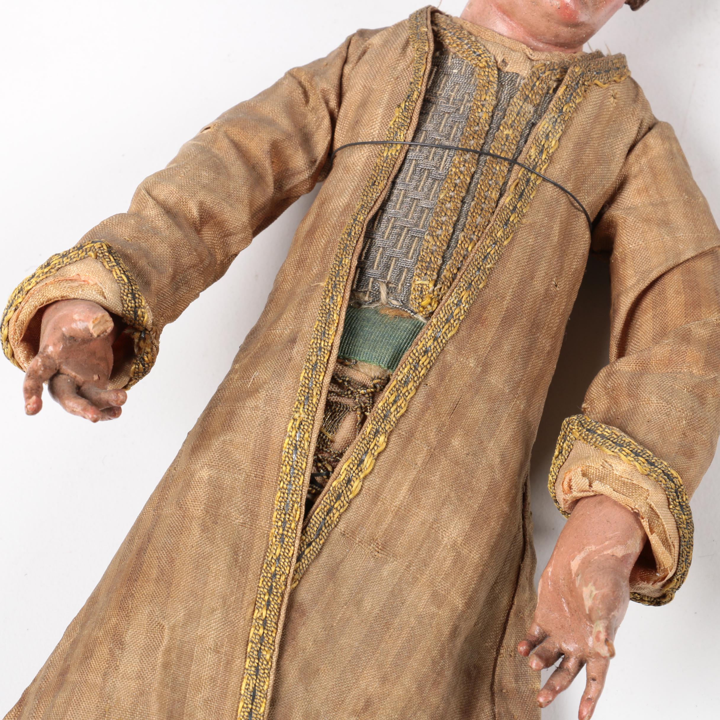 Antique Presepio Style Male Crèche Figurine