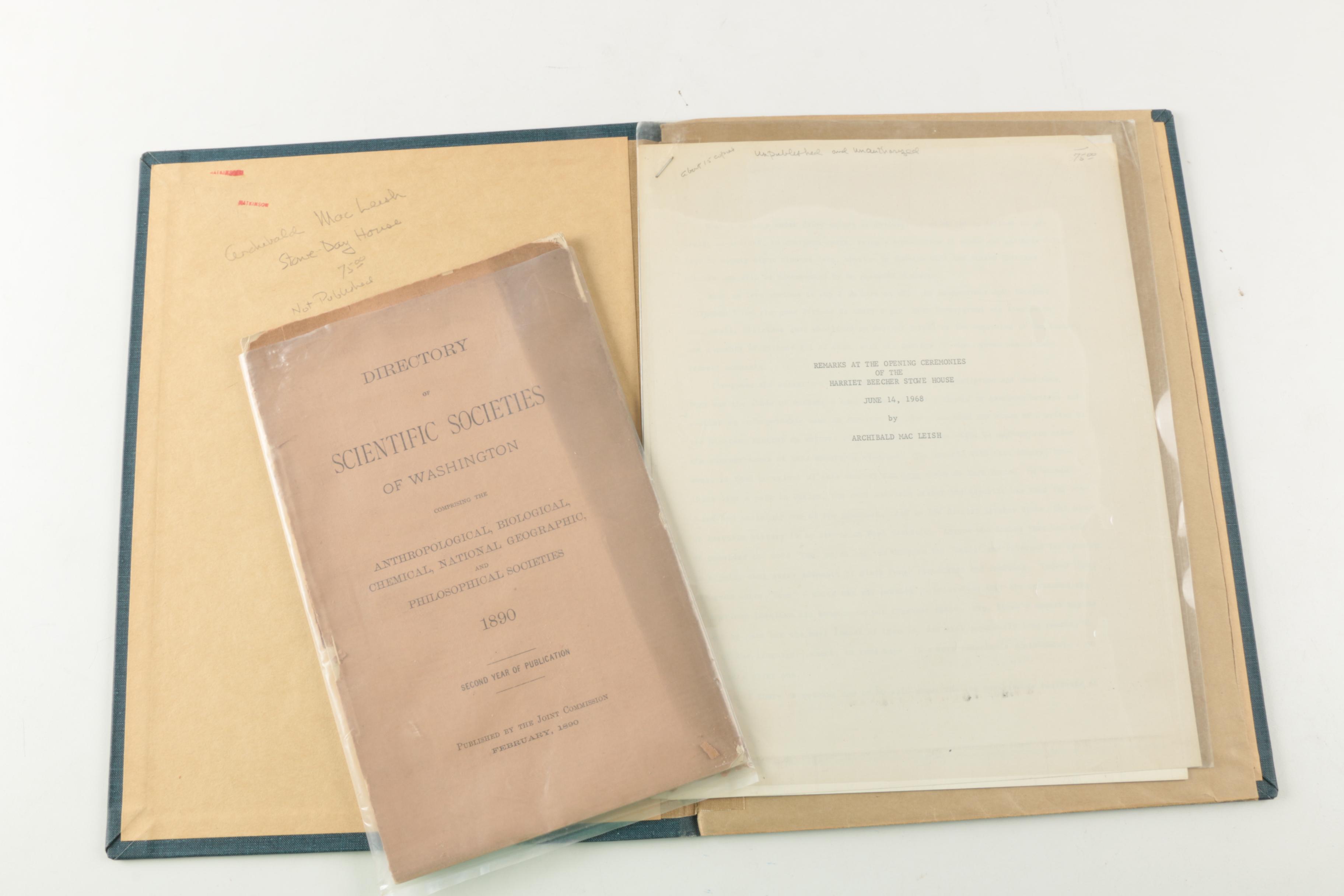 Assortment of Booklets, Stamps, Magazines and Ephemera