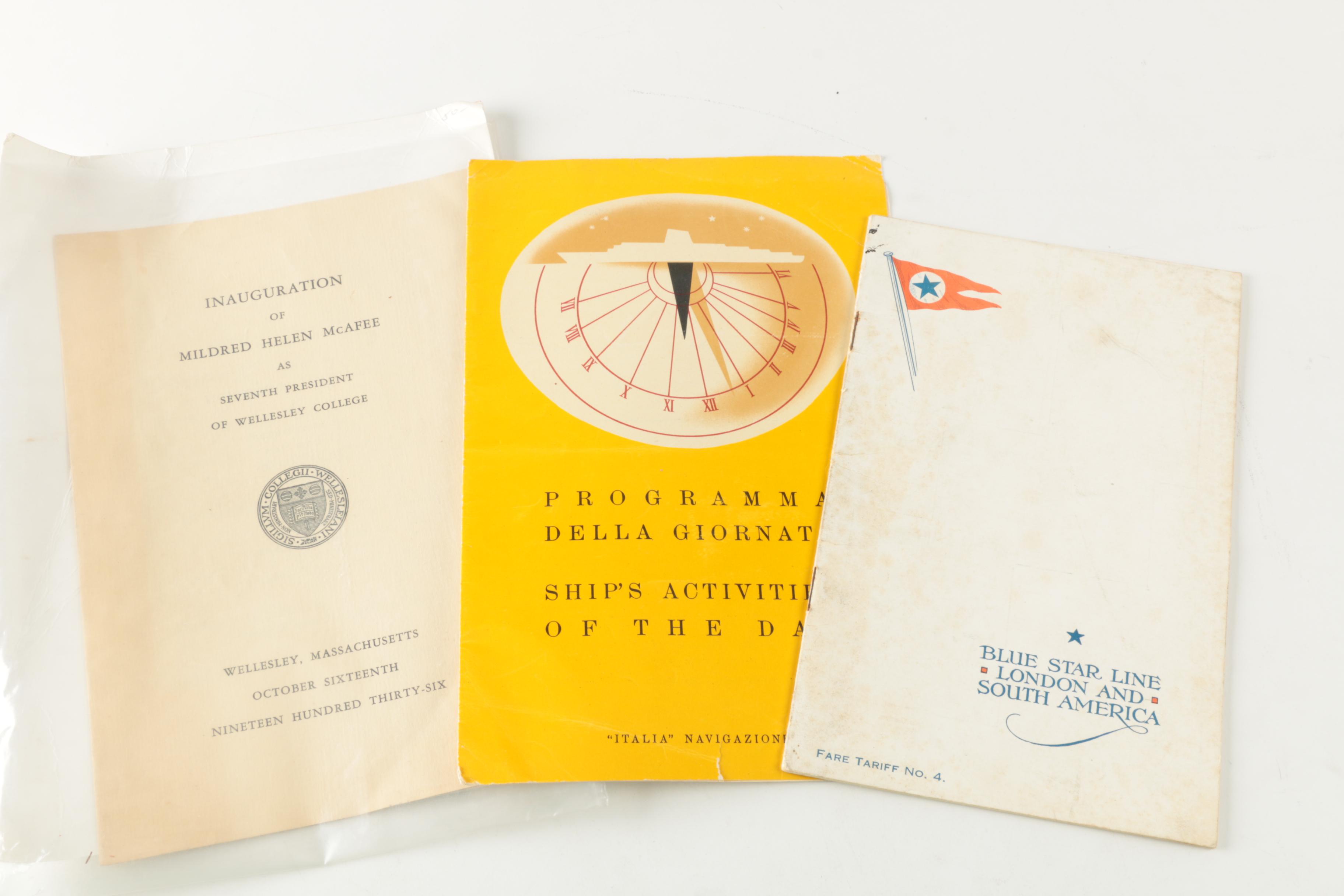 Assortment of Booklets, Stamps, Magazines and Ephemera